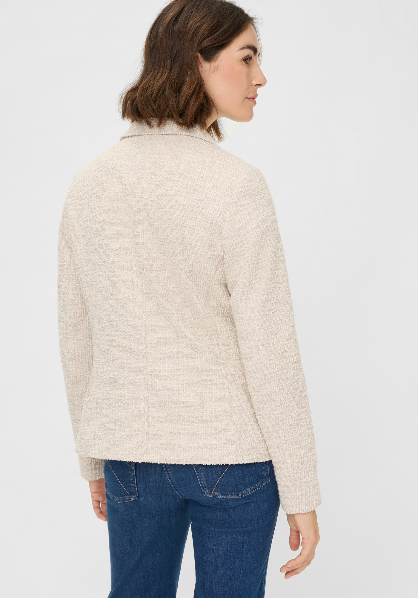 Indoor Jacket in Almond Beige