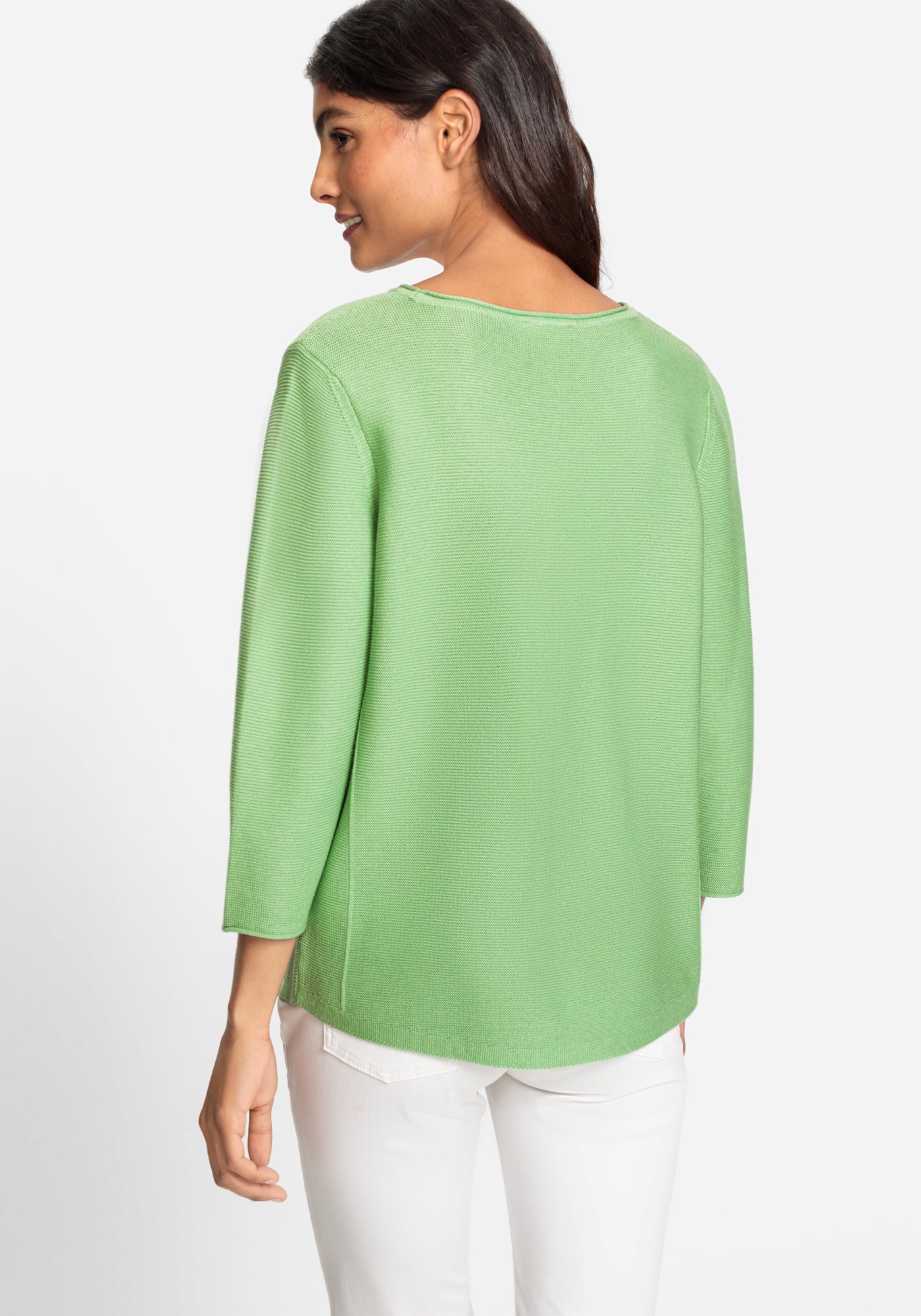 Long Sleeve Pullover in Pistachio