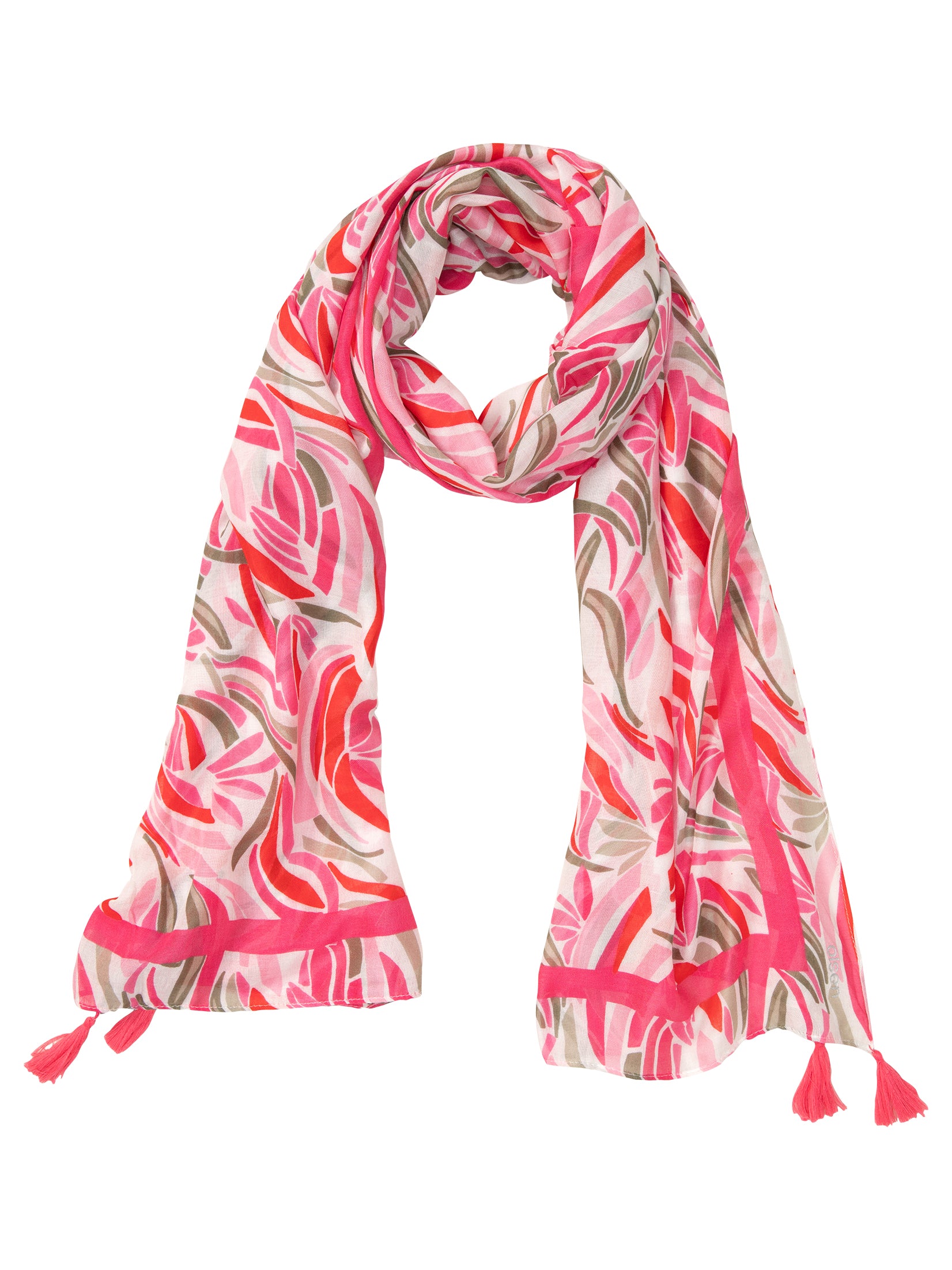 Woven Scarf in Paradise Pink