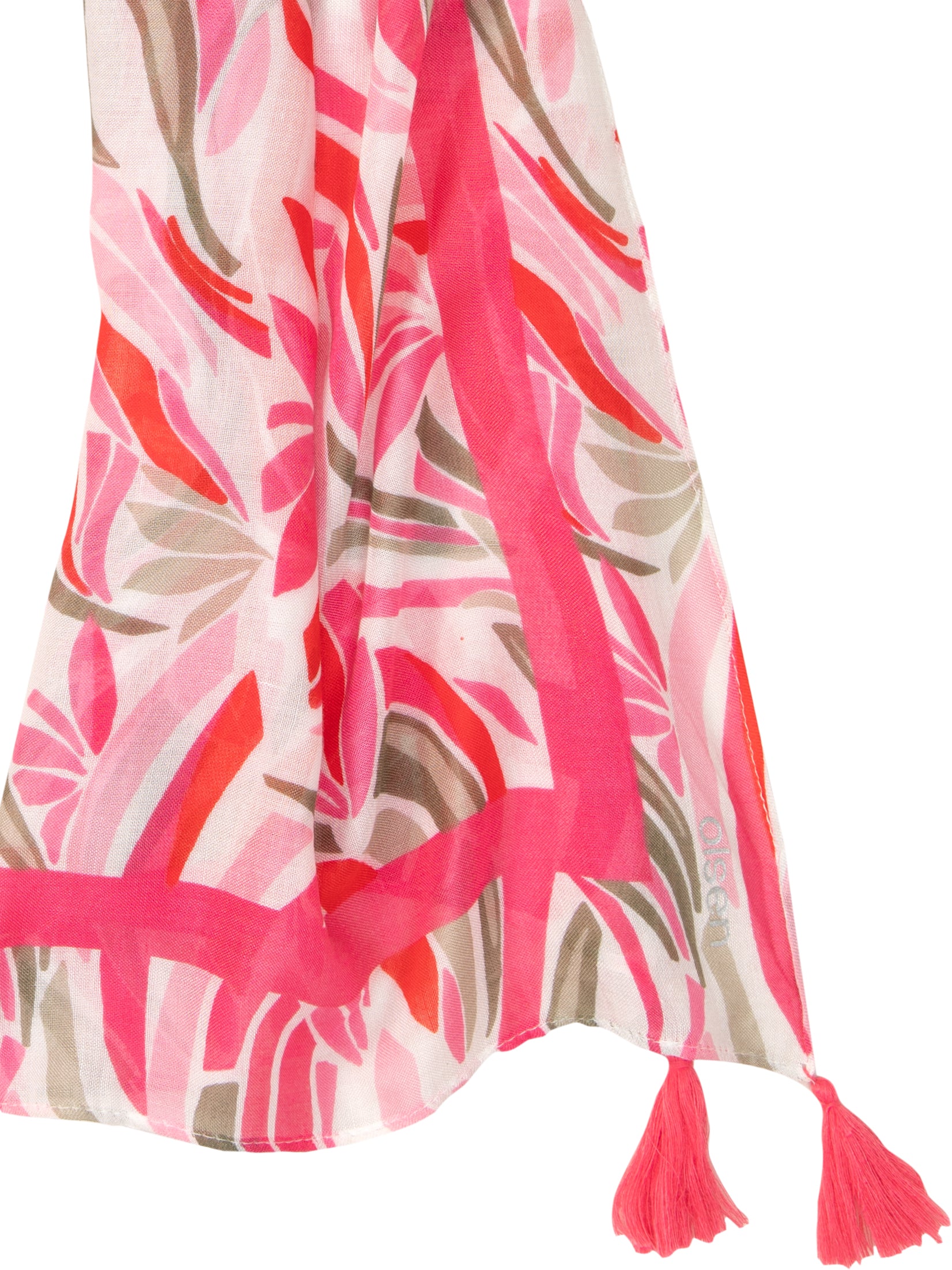 Woven Scarf in Paradise Pink