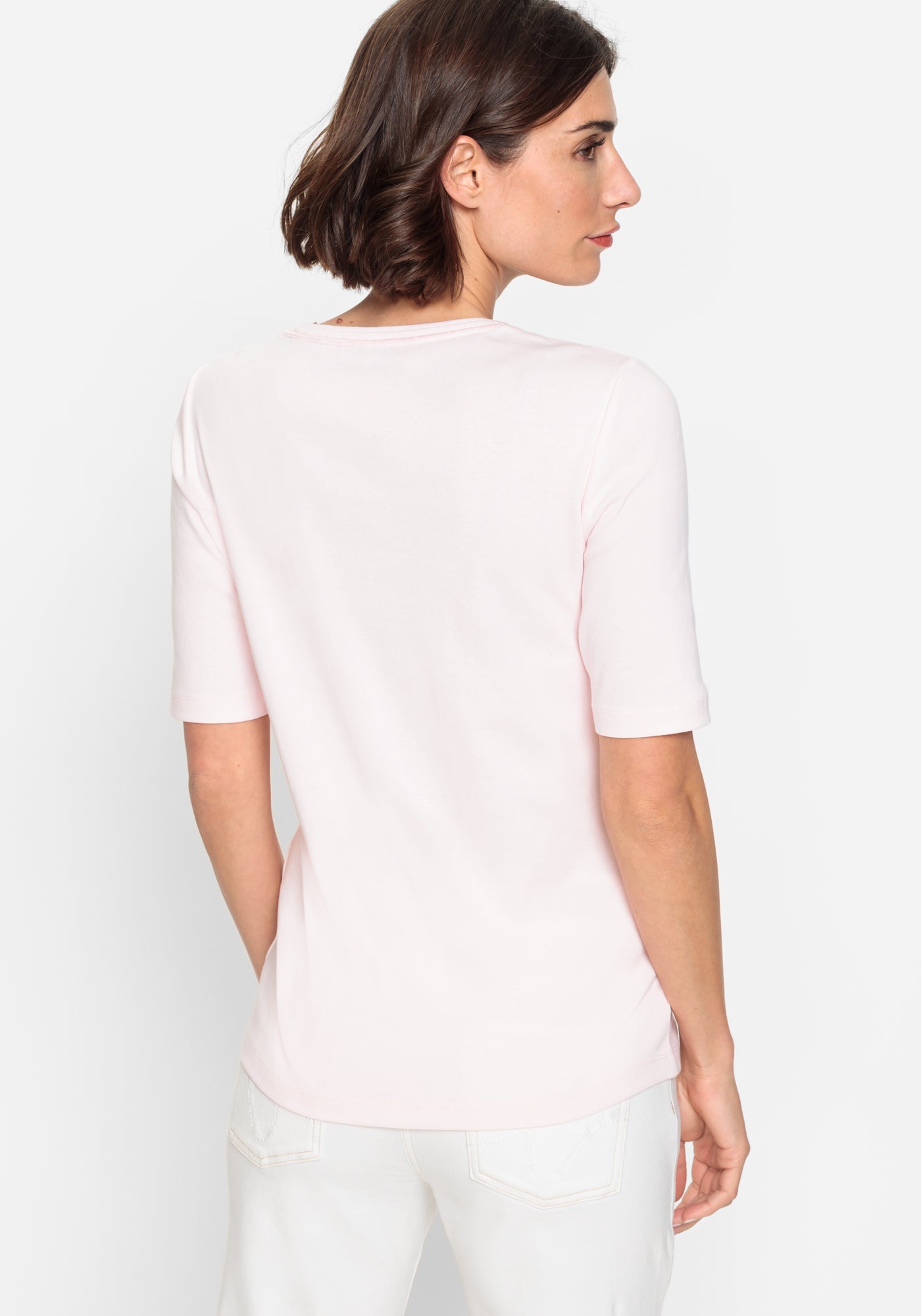 Short Sleeve T-Shirt in Rosey Pink