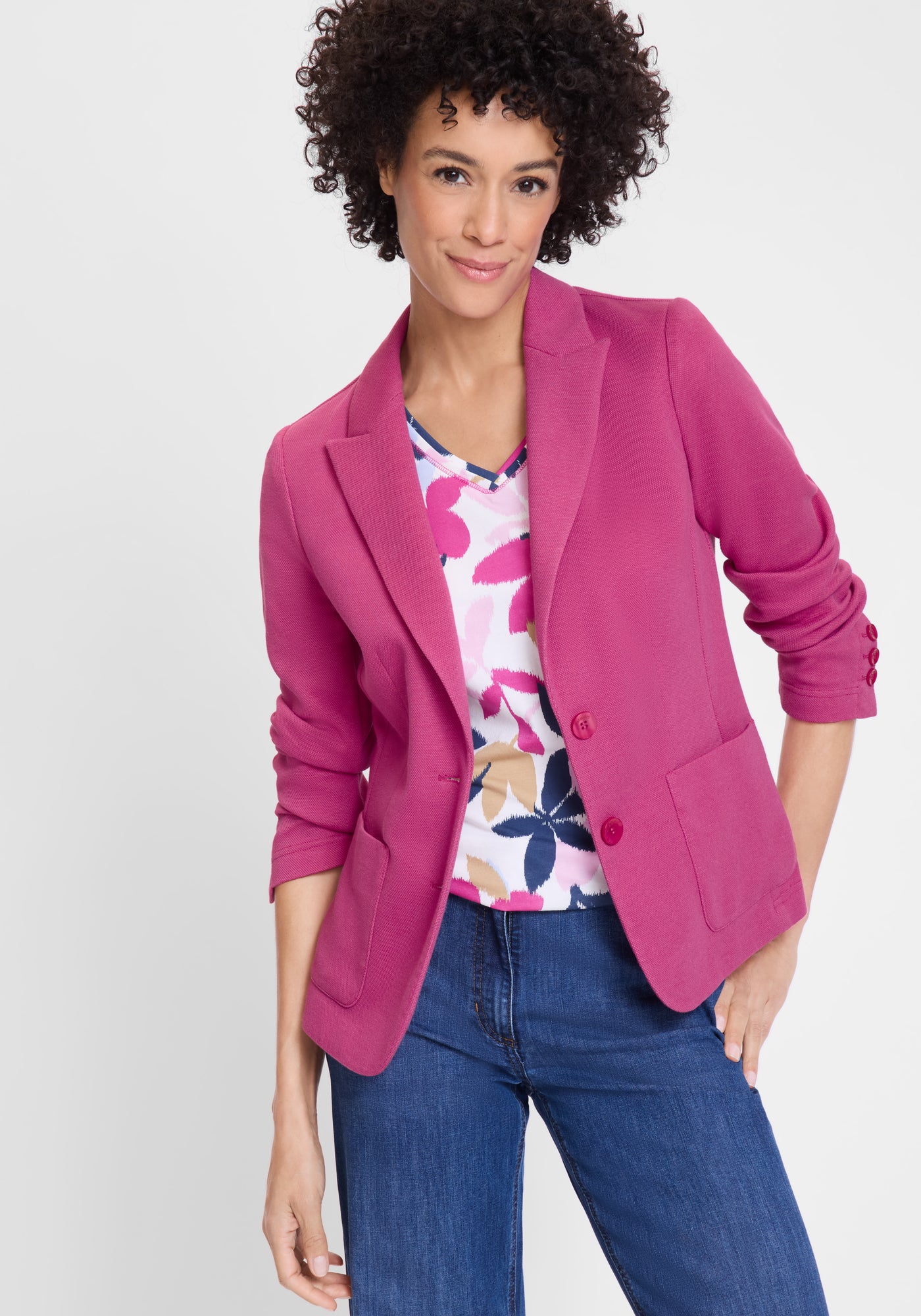 Classic Blazer in Violet