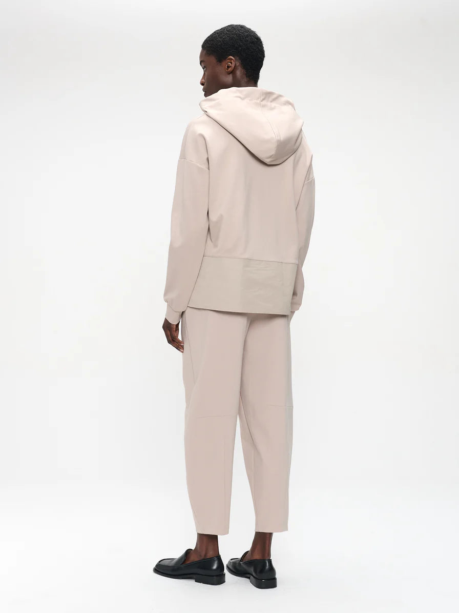 Viscose Blend Trouser in Sand