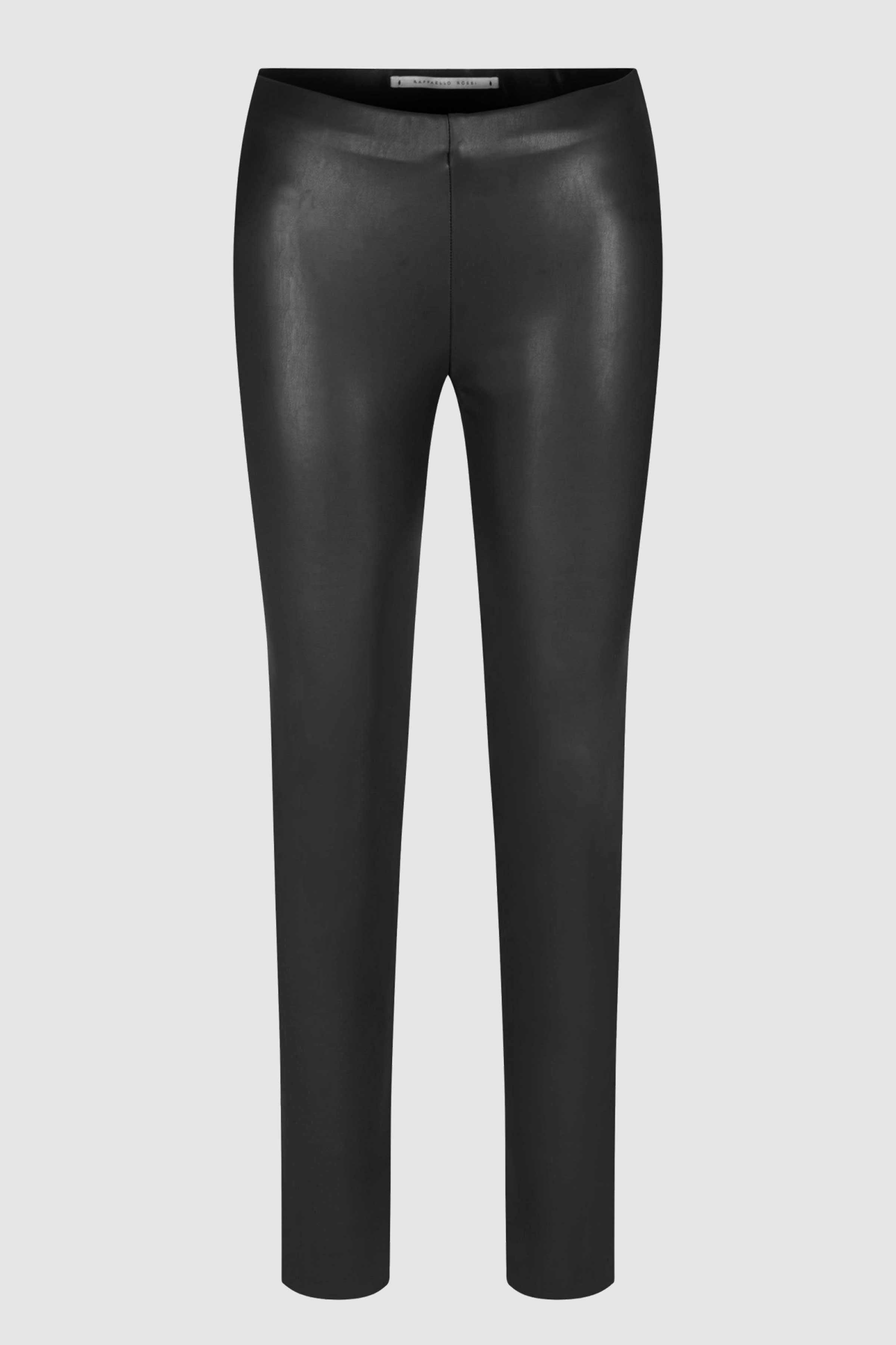 Resa Vegan Leather Trouser in Black