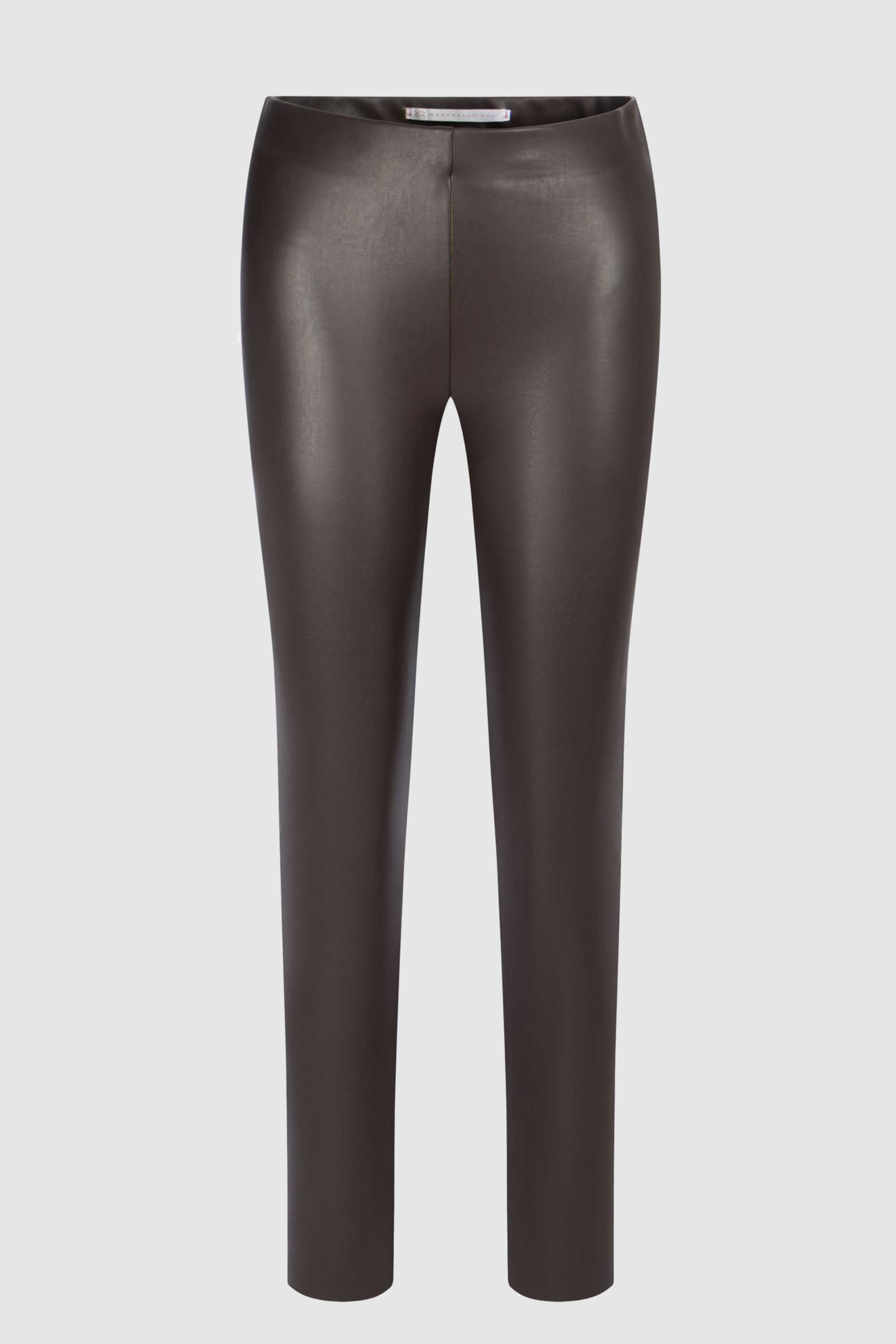 Resa Vegan Leather Trouser in Tabacco