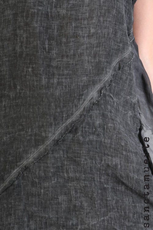 Asymmetric Tunic in Grey