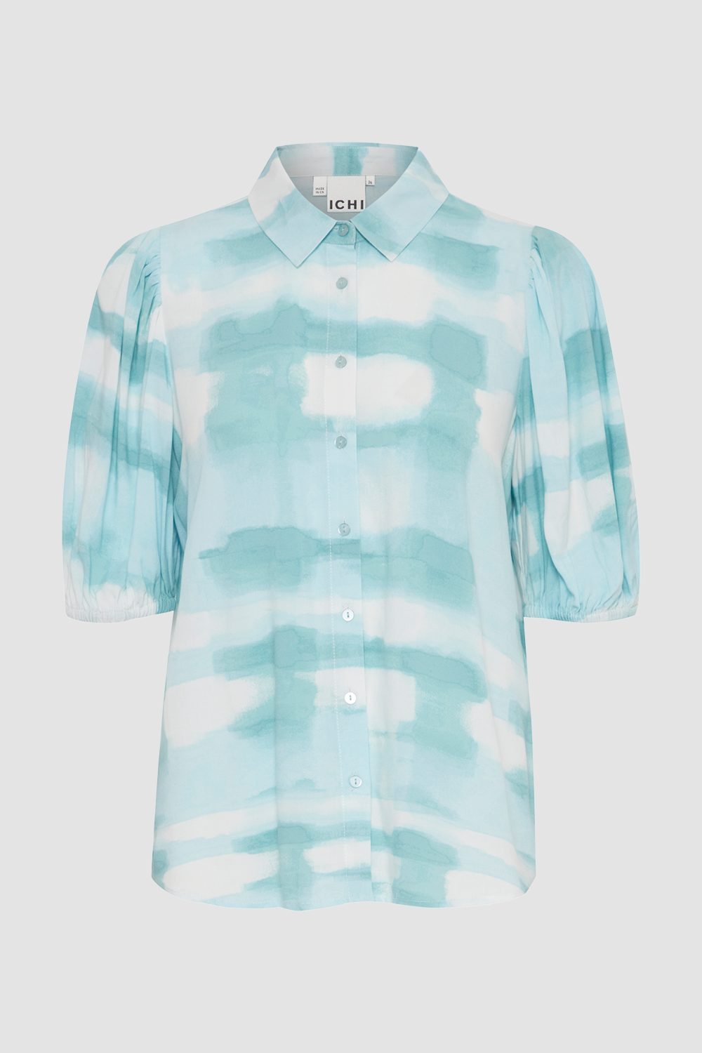 Vianca Shirt in Nile Blue Graphic