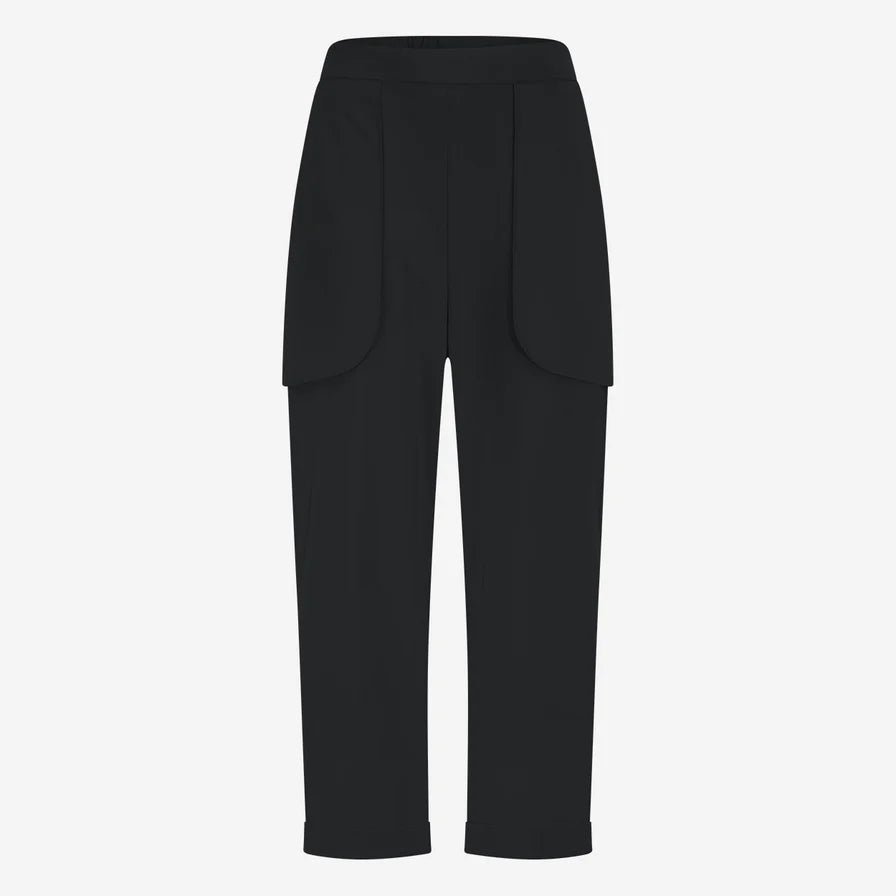 Still Technical Jersey Trouser in Black