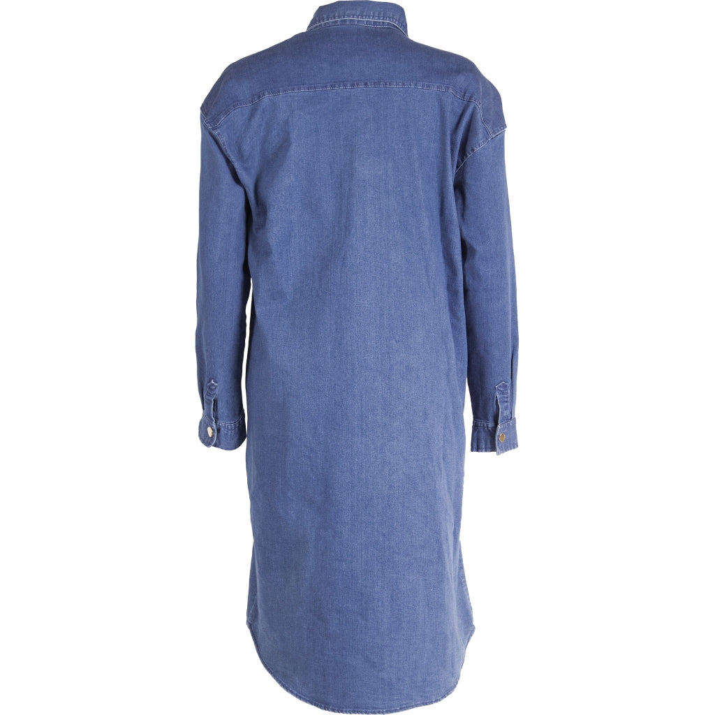 Taia Denim Dress in Blue Denim