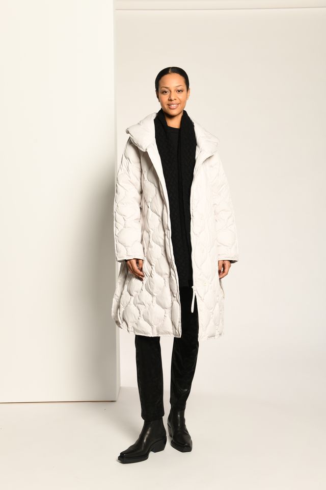 Coat in Chalk