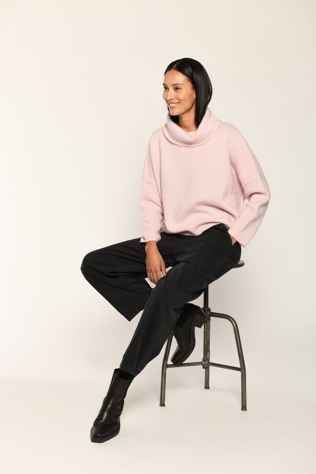 Batwing Pullover in Powder
