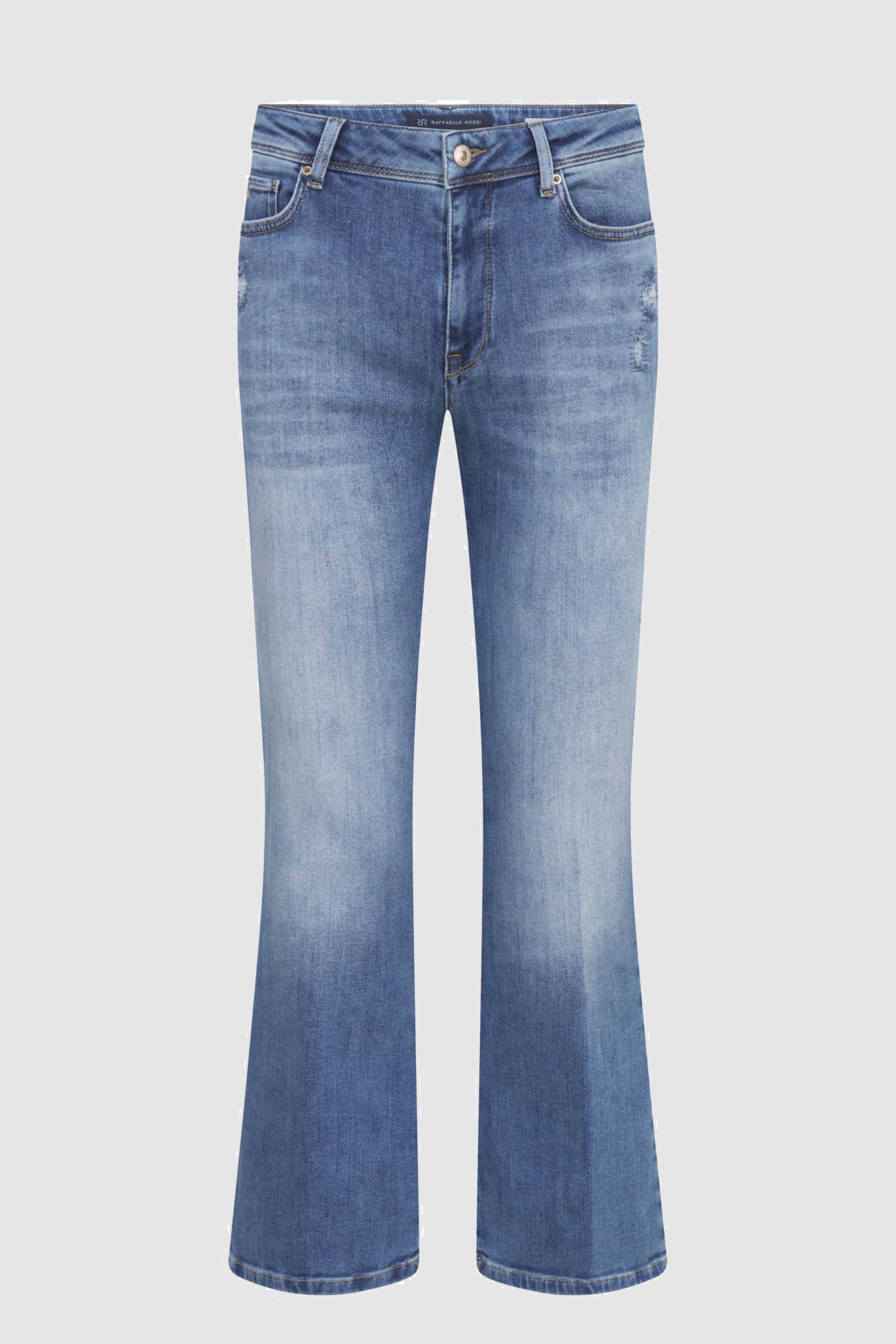 Vic 6/8 Cropped Jeans in Authentic Blue