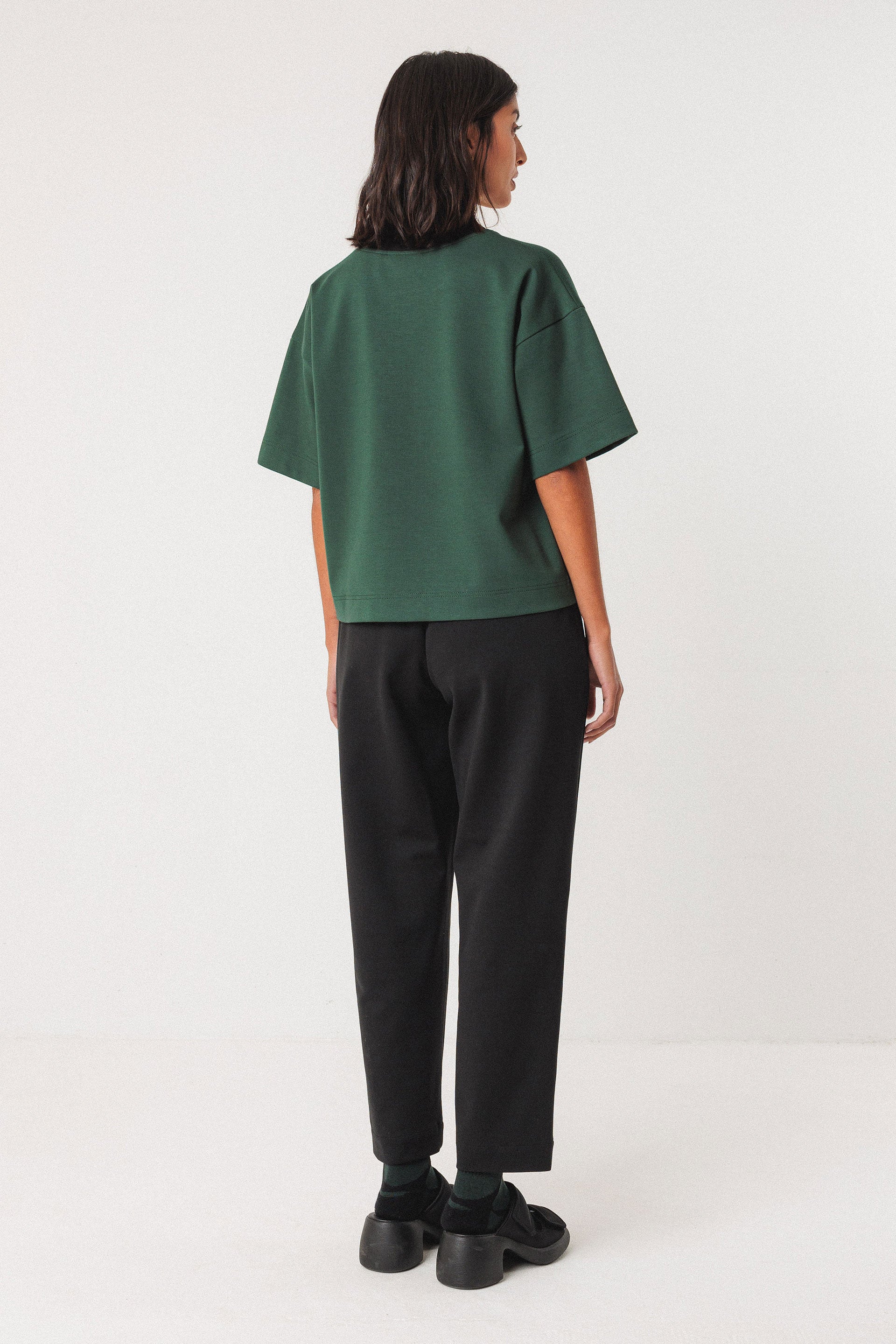 Ahatsa T-Shirt in Dark Green