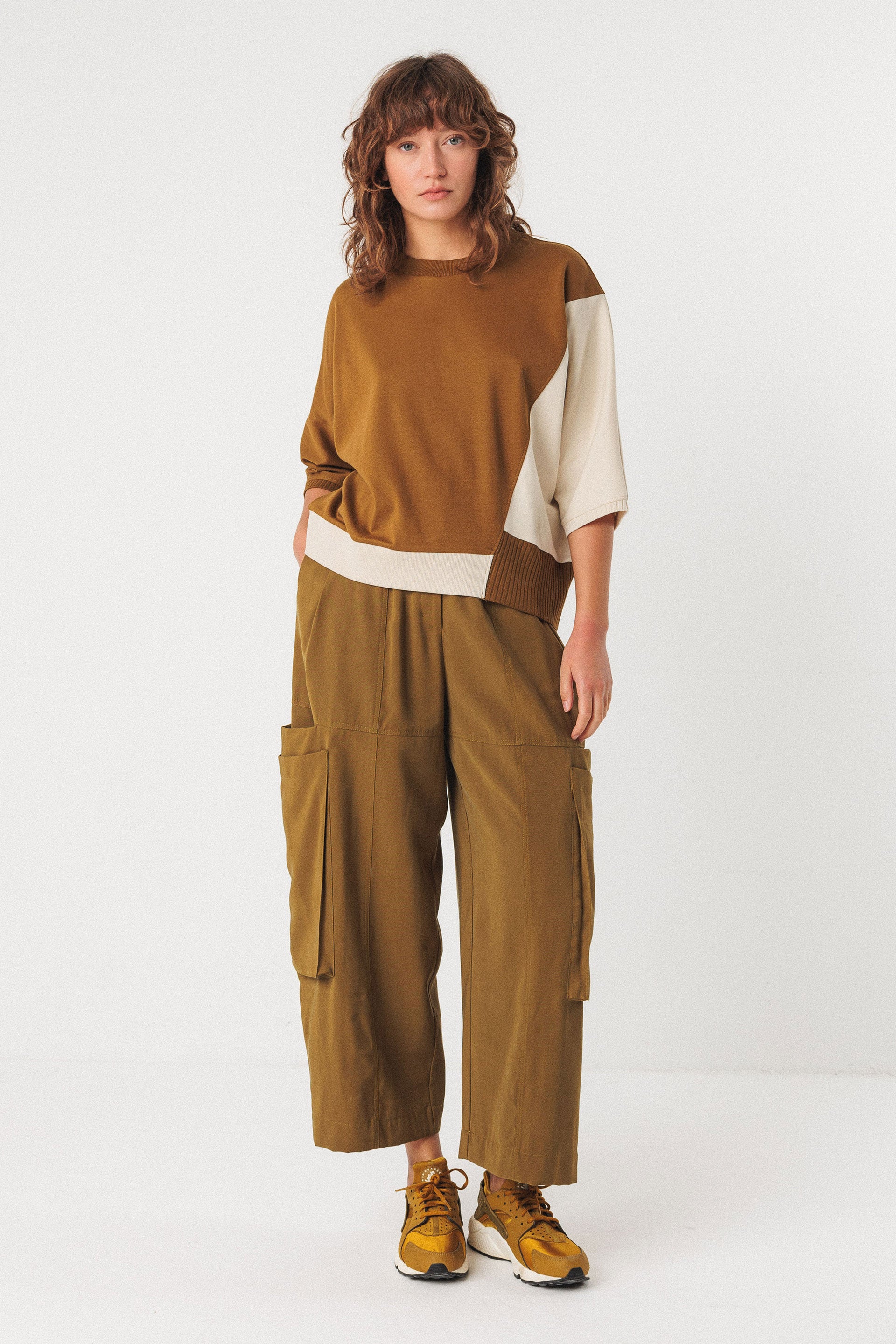 Aloria - Gots T-Shirt in Olive Green