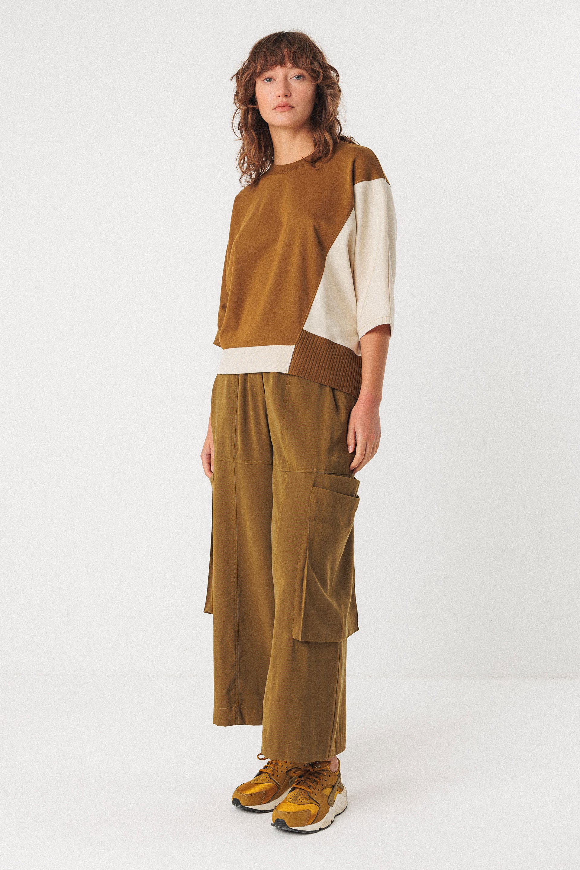 Aloria - Gots T-Shirt in Olive Green