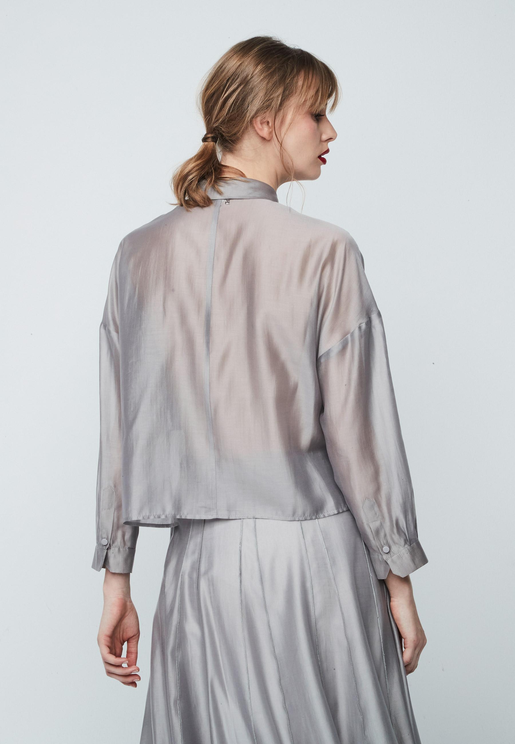 Odile Blouse in Grey