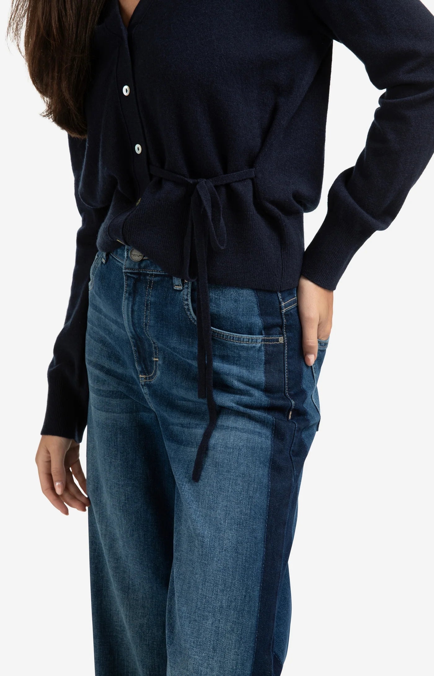 Cardigan in Inkwell Blue