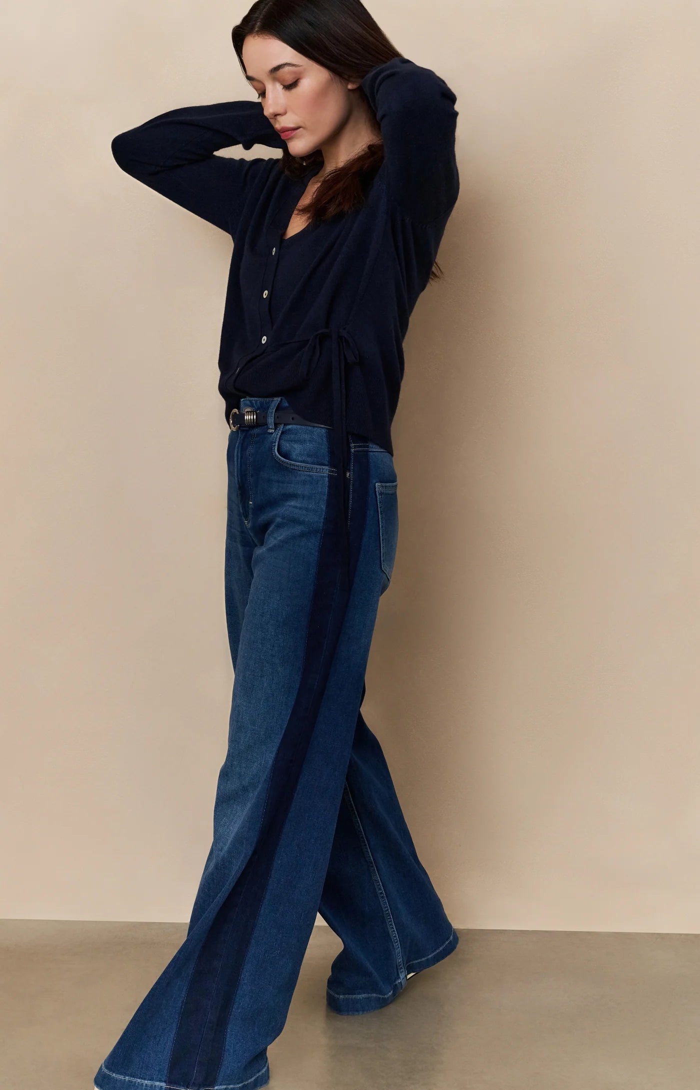 Cardigan in Inkwell Blue