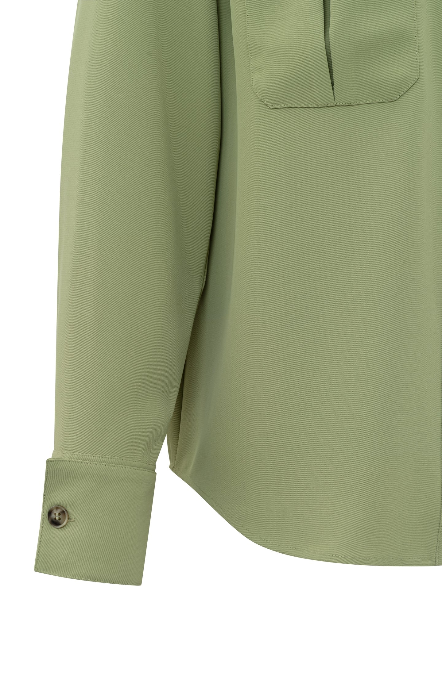 Cargo Jacket with Collar in Sage Green