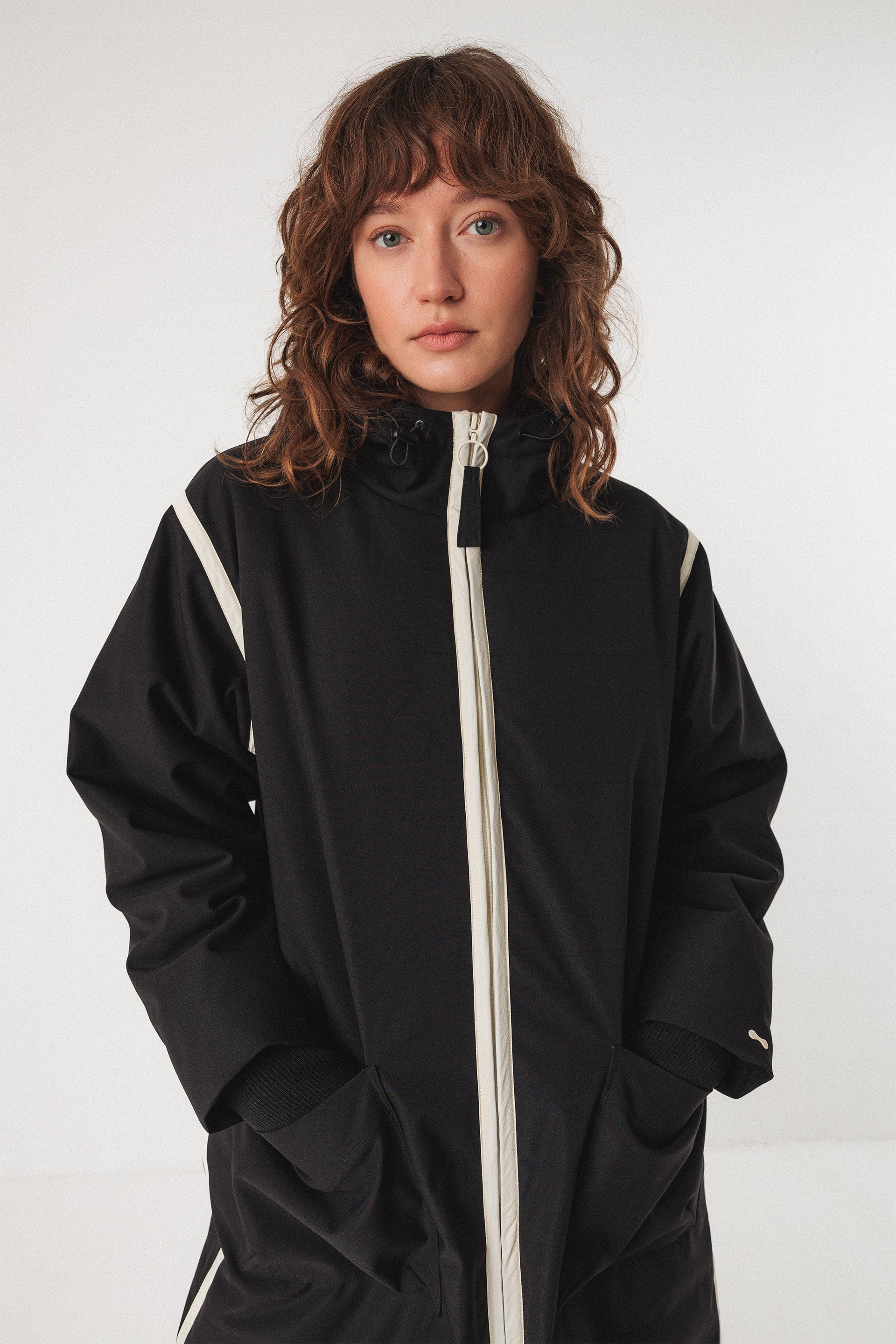 Garai Coat in Black