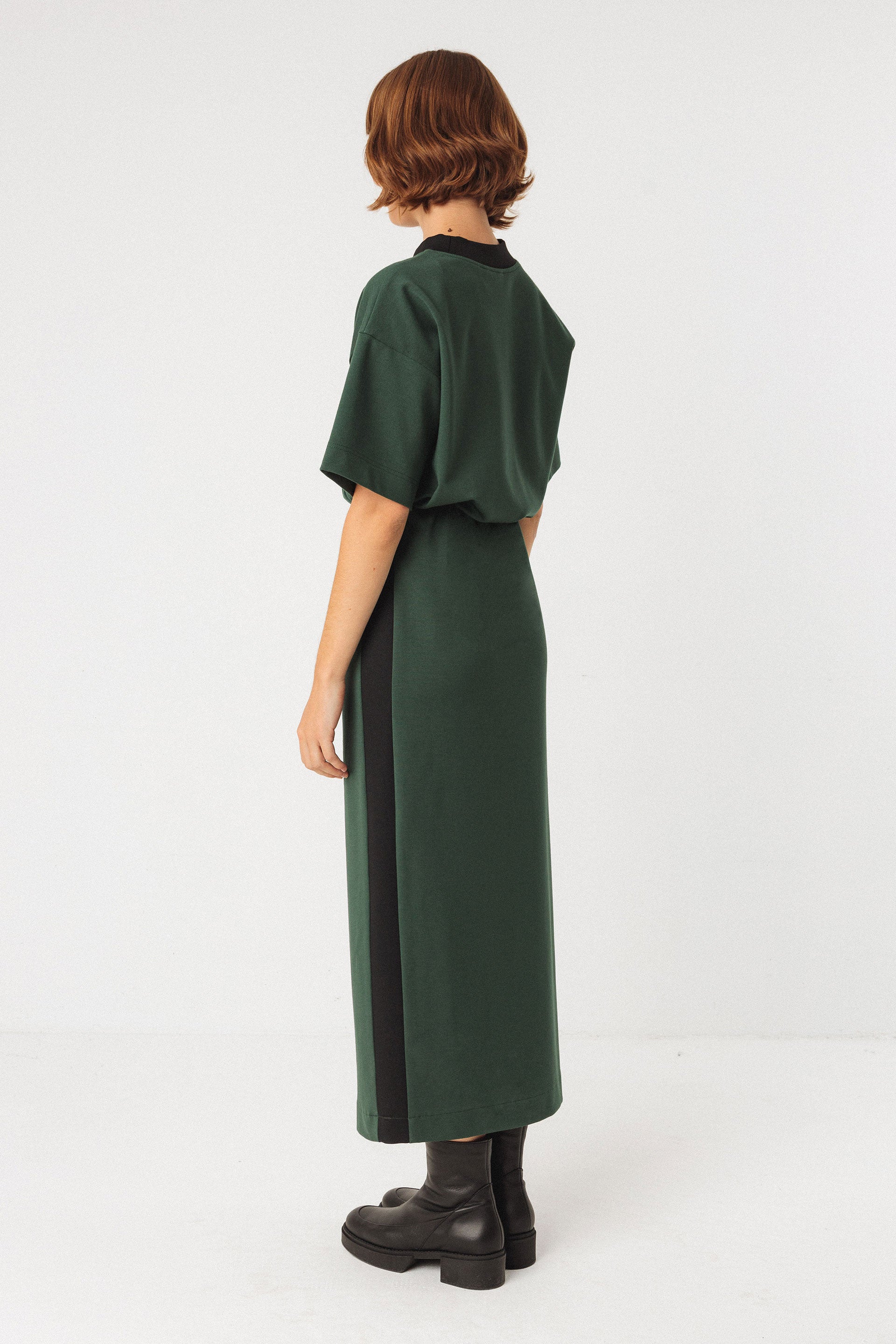 Hozta Skirt in Dark Green