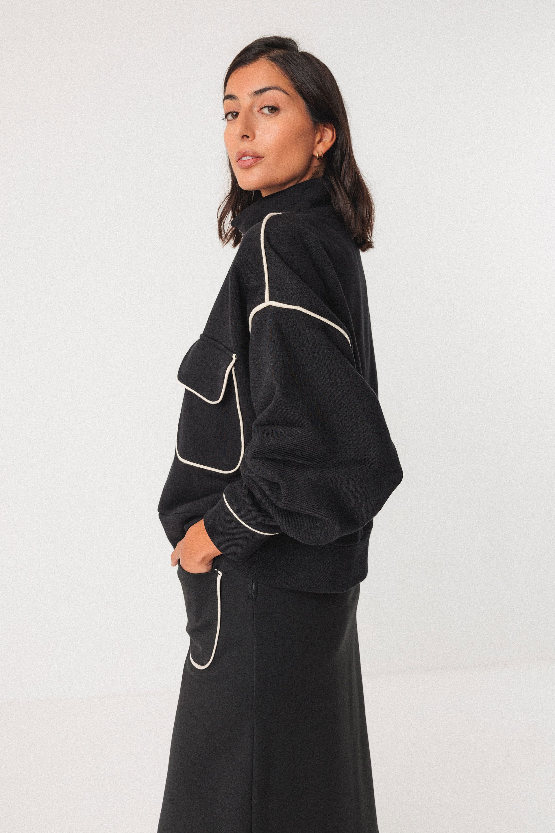 Ianire-Gots Sweatshirt in Black