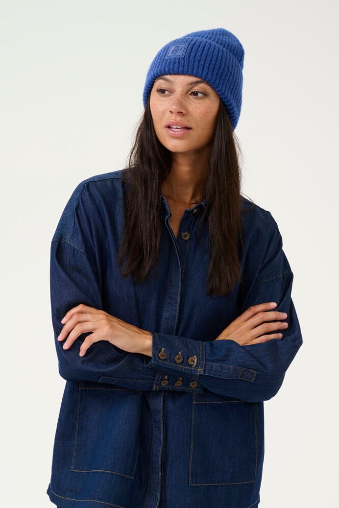 Merva Hat in Mazarine Blue Melange