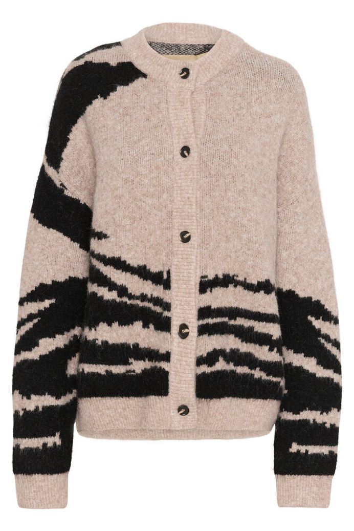 Zinna Cardigan in Dune Melange