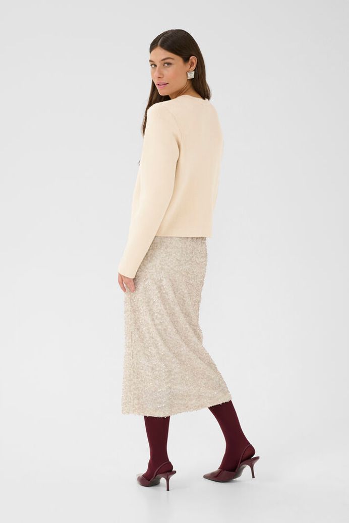 Holiday Cardigan in Fog