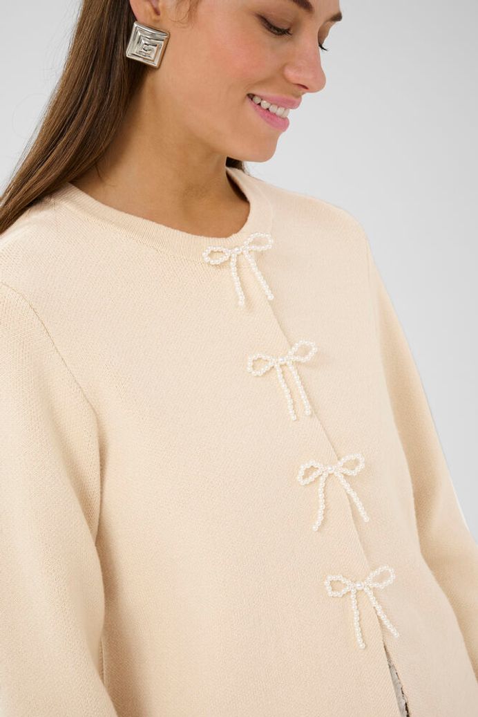 Holiday Cardigan in Fog