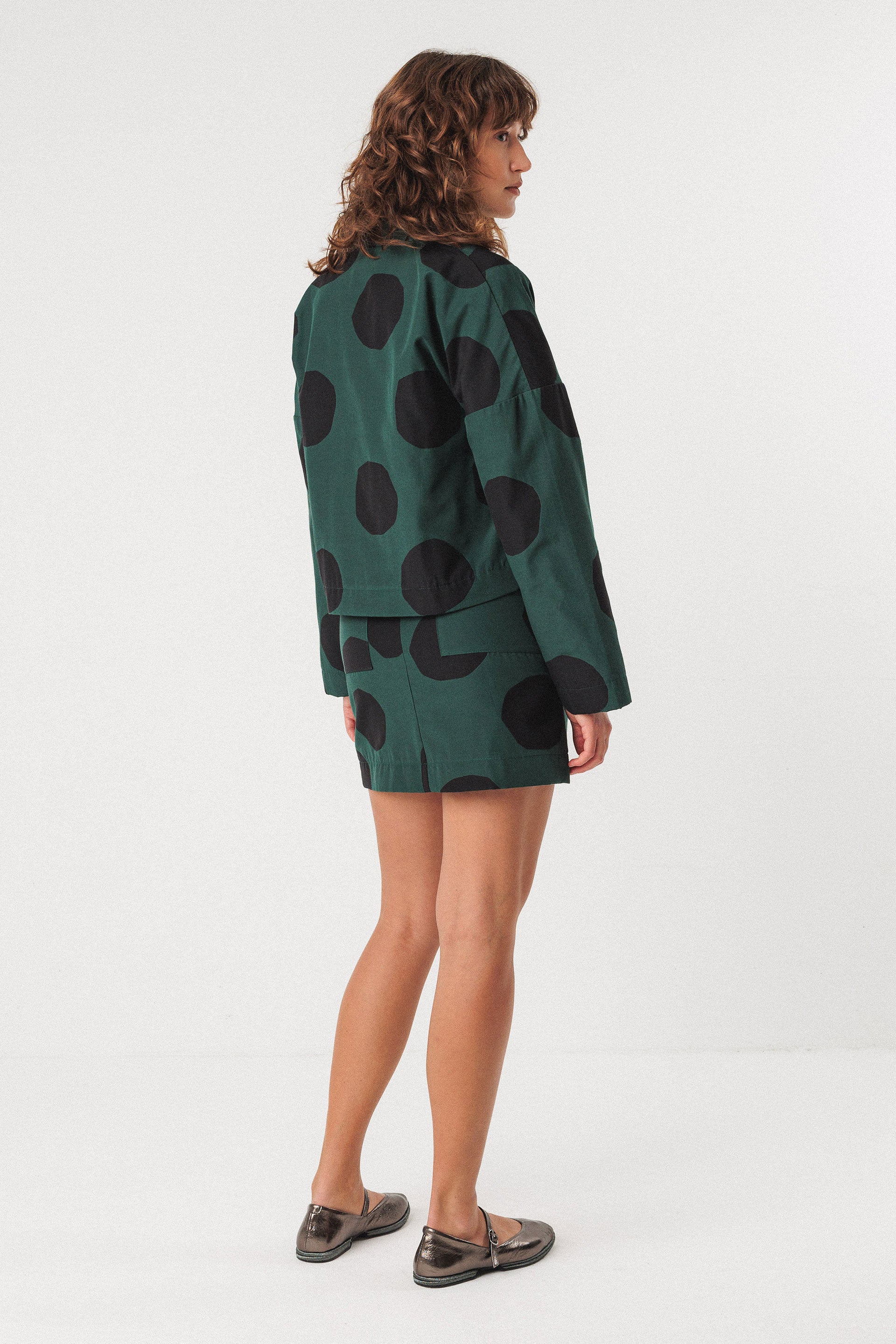 KUNTZE Jacket in Green/Black