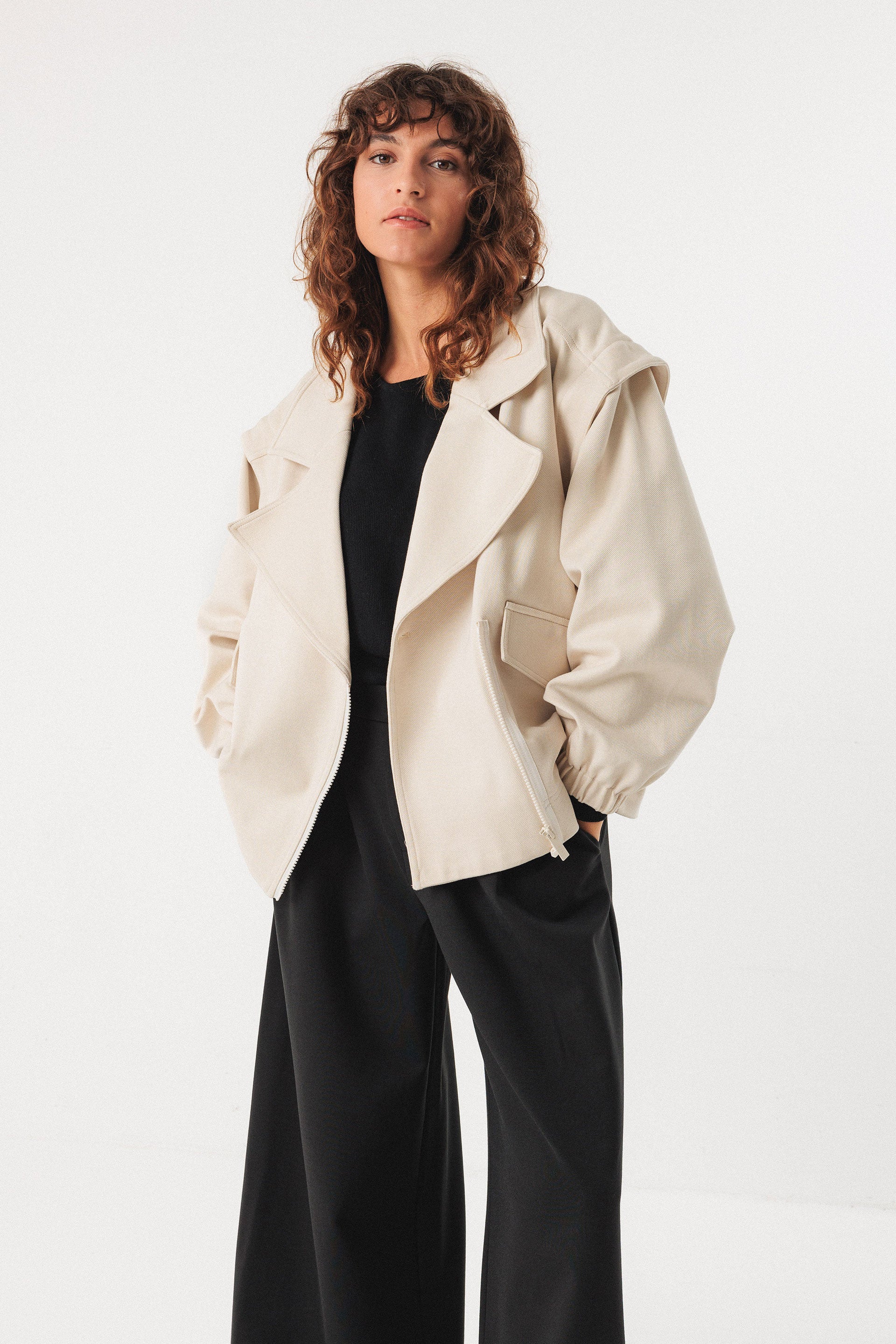 Maren Jacket in Cream