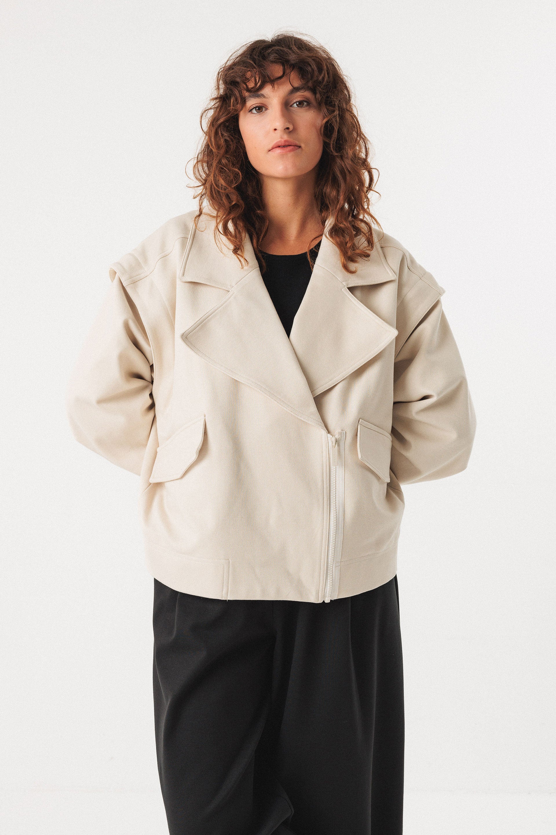 Maren Jacket in Cream
