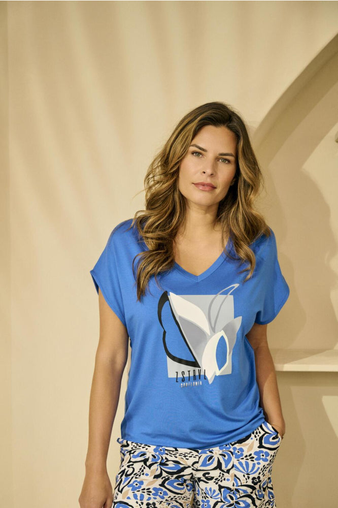 Marion T-Shirt in Strong Blue
