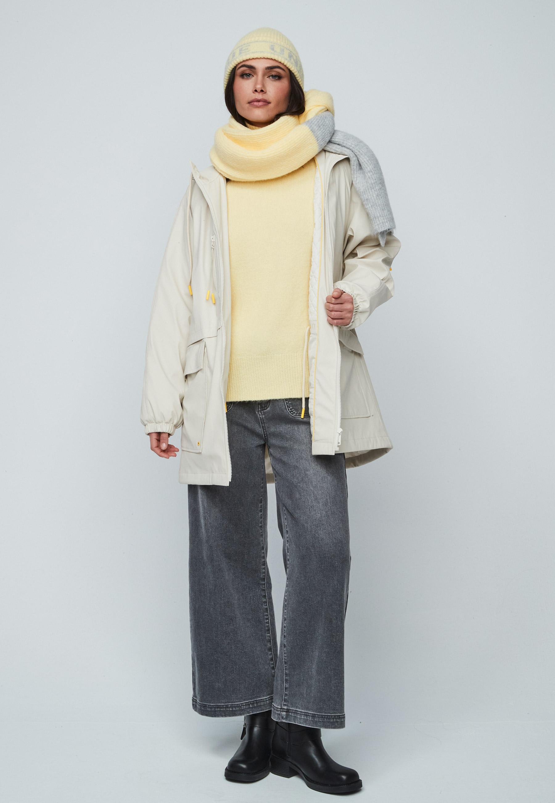 Irina Parka Coat in Beige