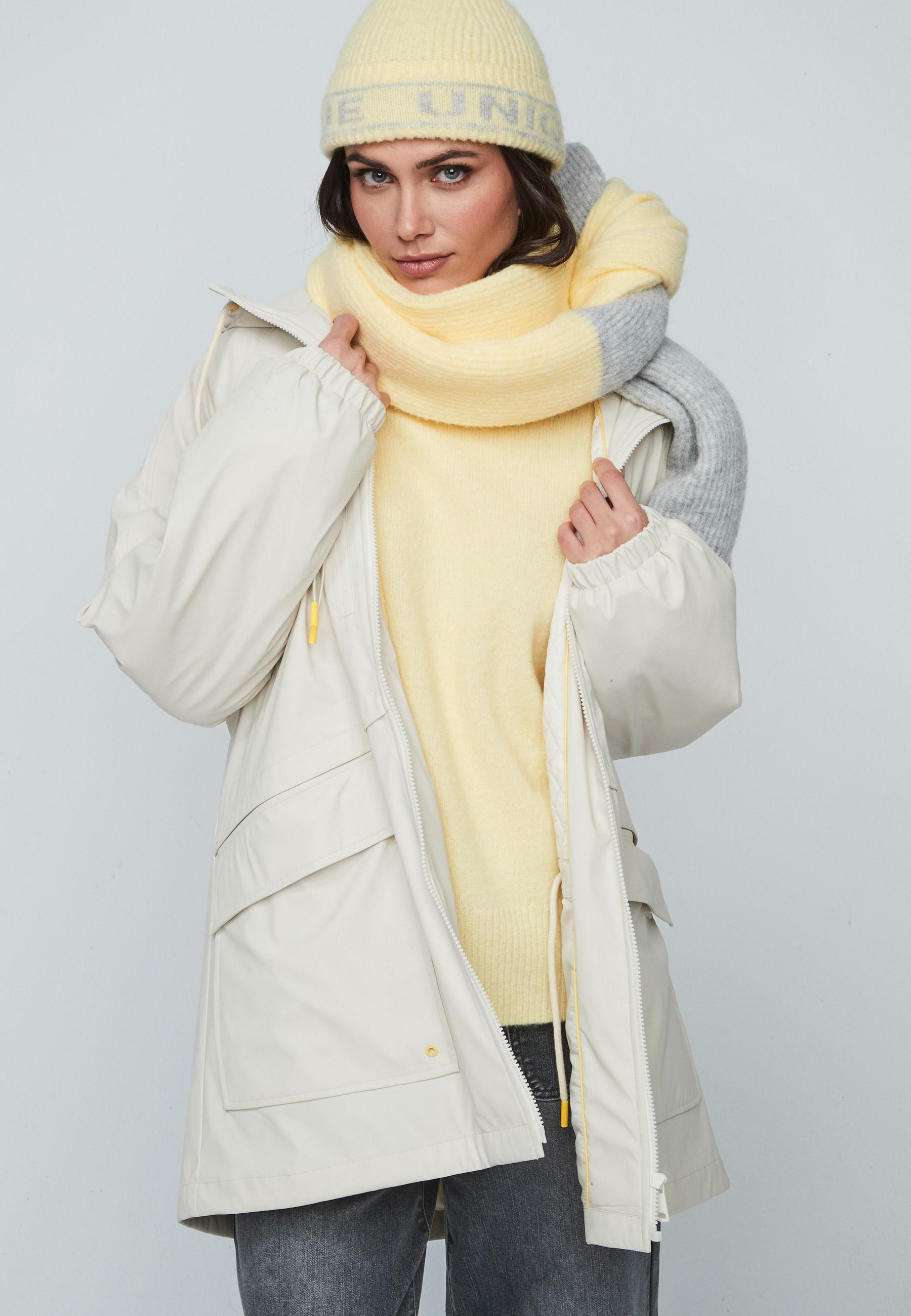 Irina Parka Coat in Beige