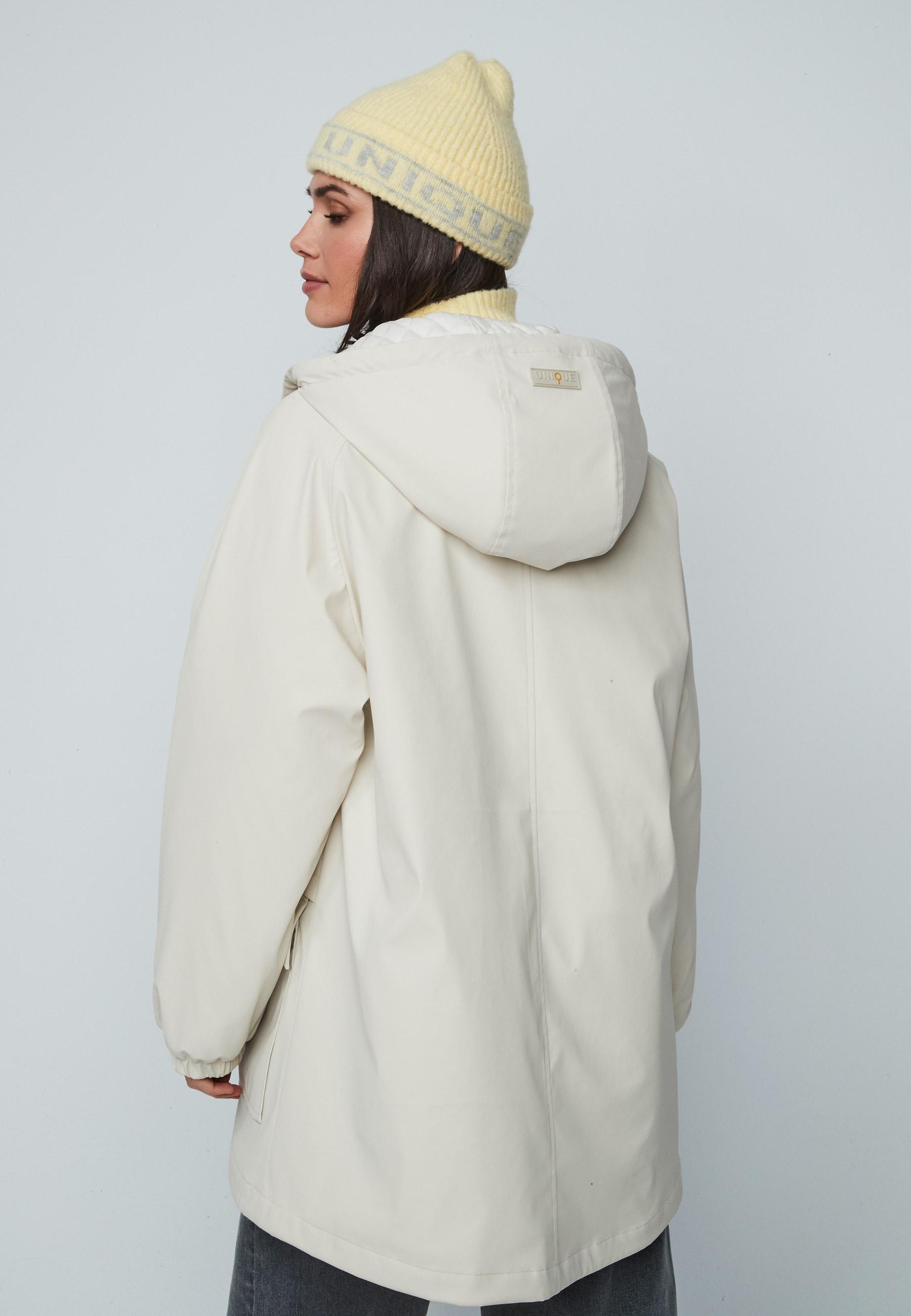 Irina Parka Coat in Beige