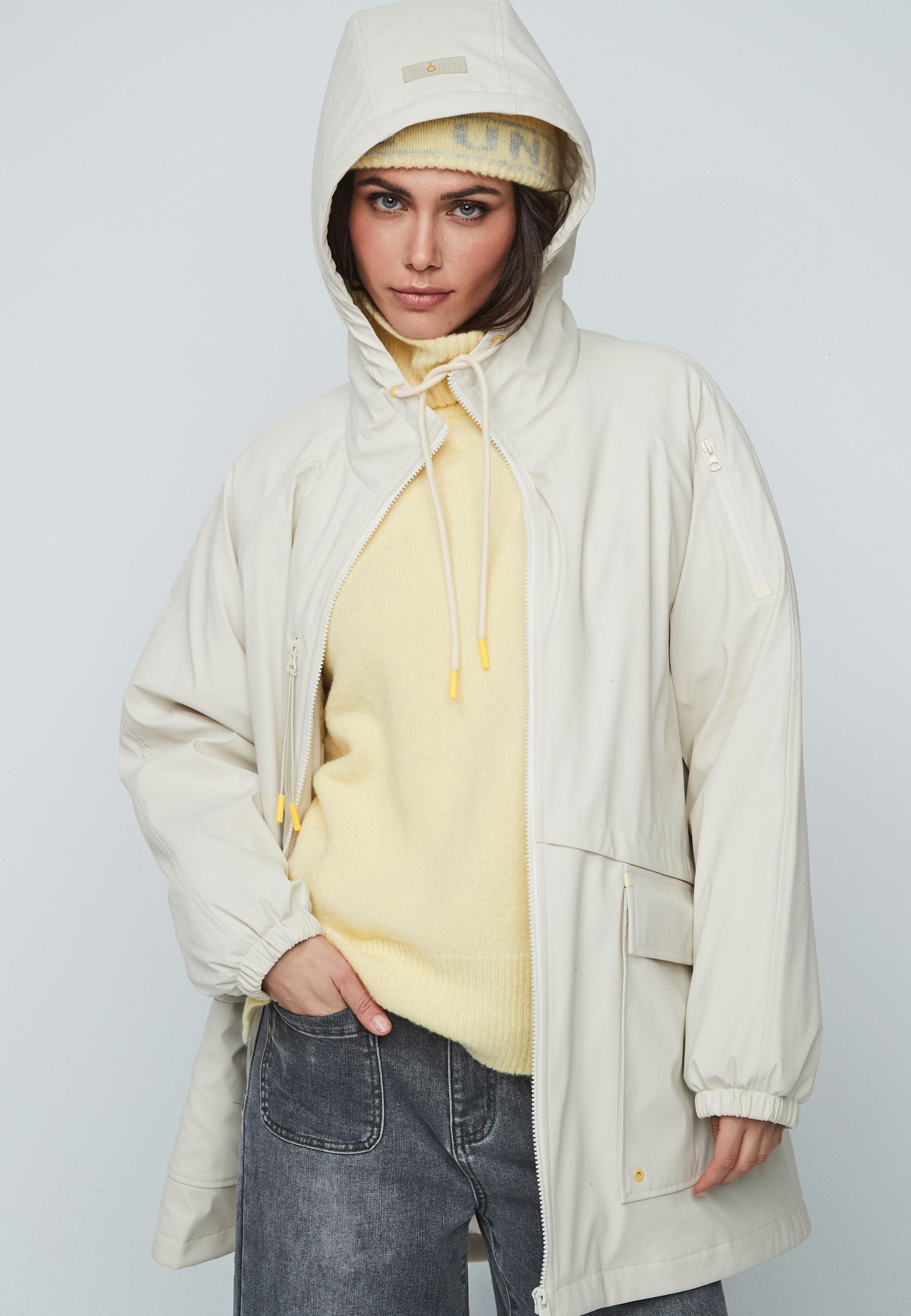 Irina Parka Coat in Beige
