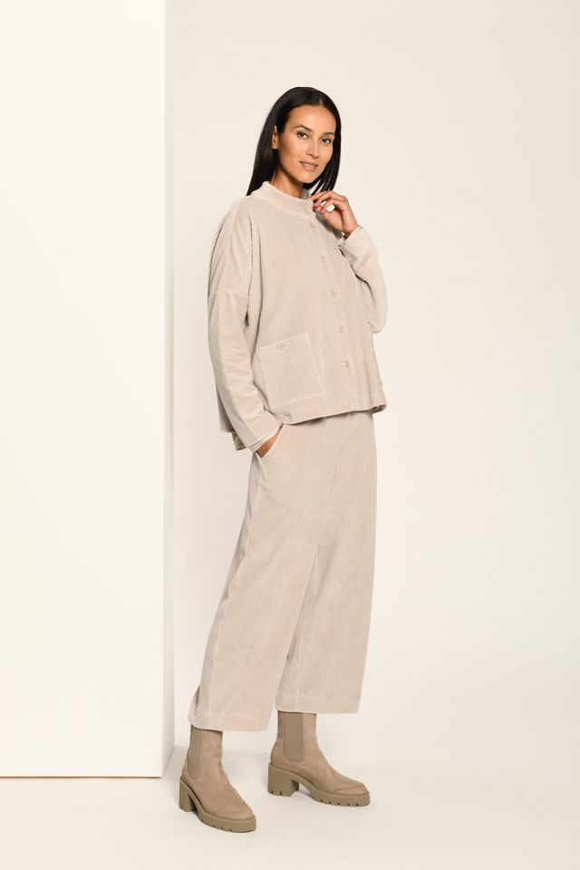 Corduroy Trouser in Pebble