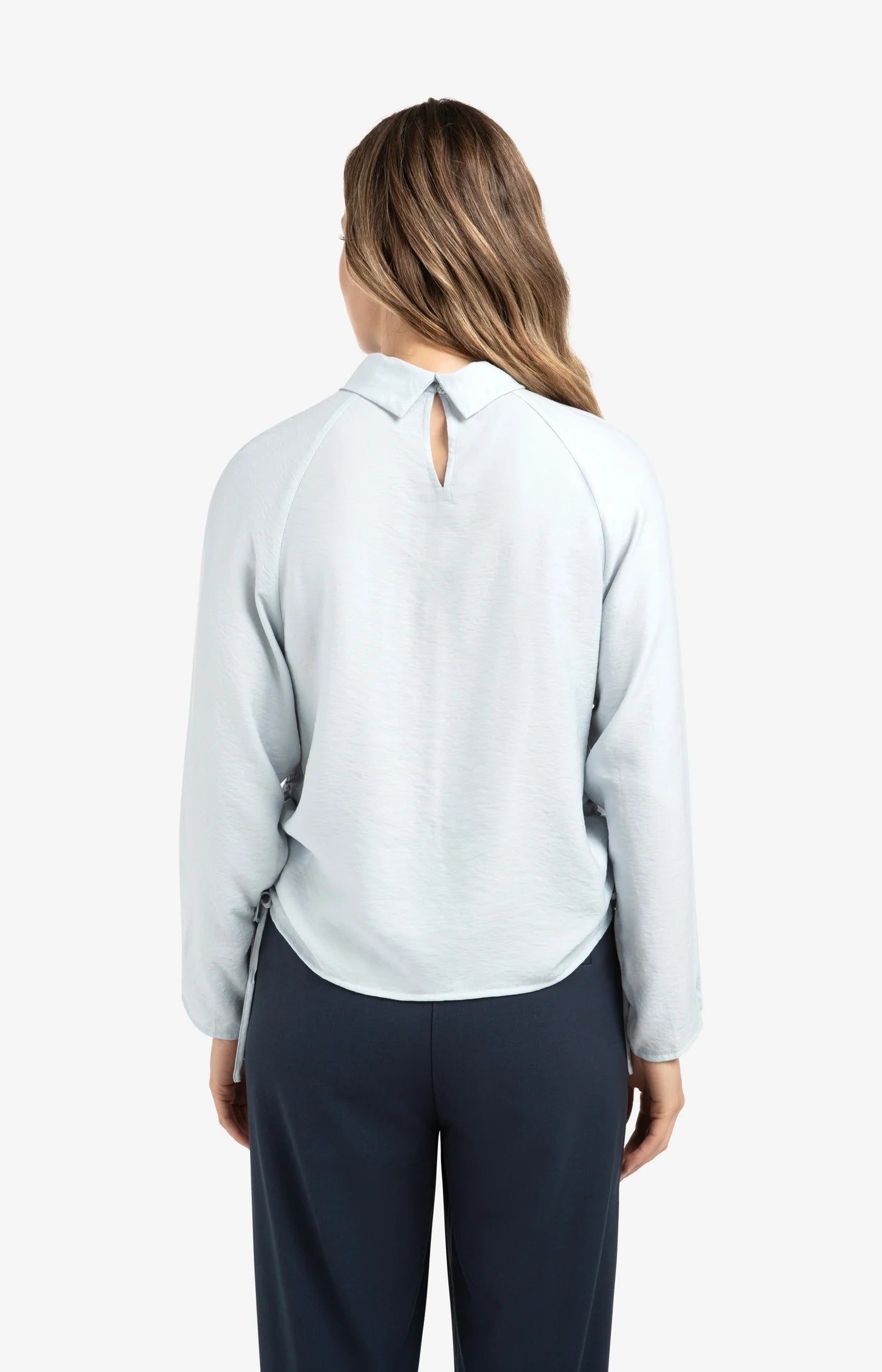 Turtleneck Top in Spaces Grey