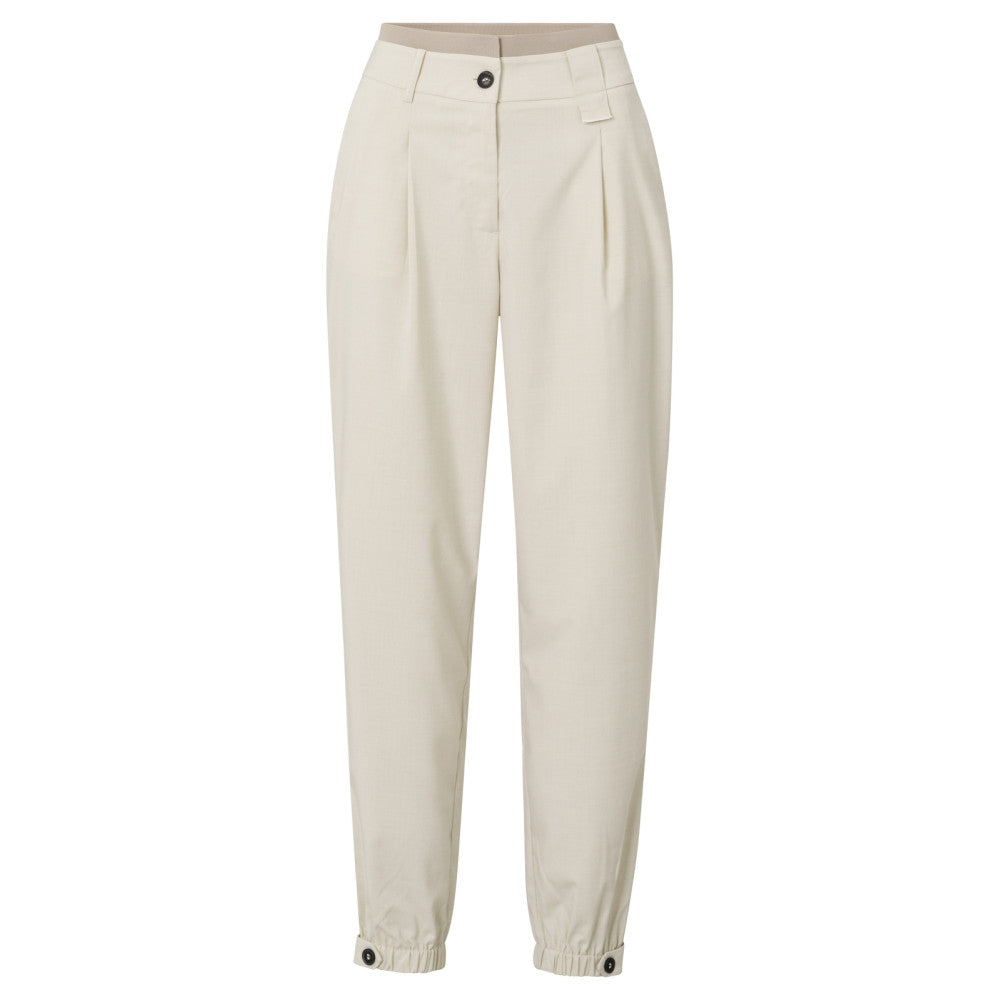 Woven Trouser in Light Taupe