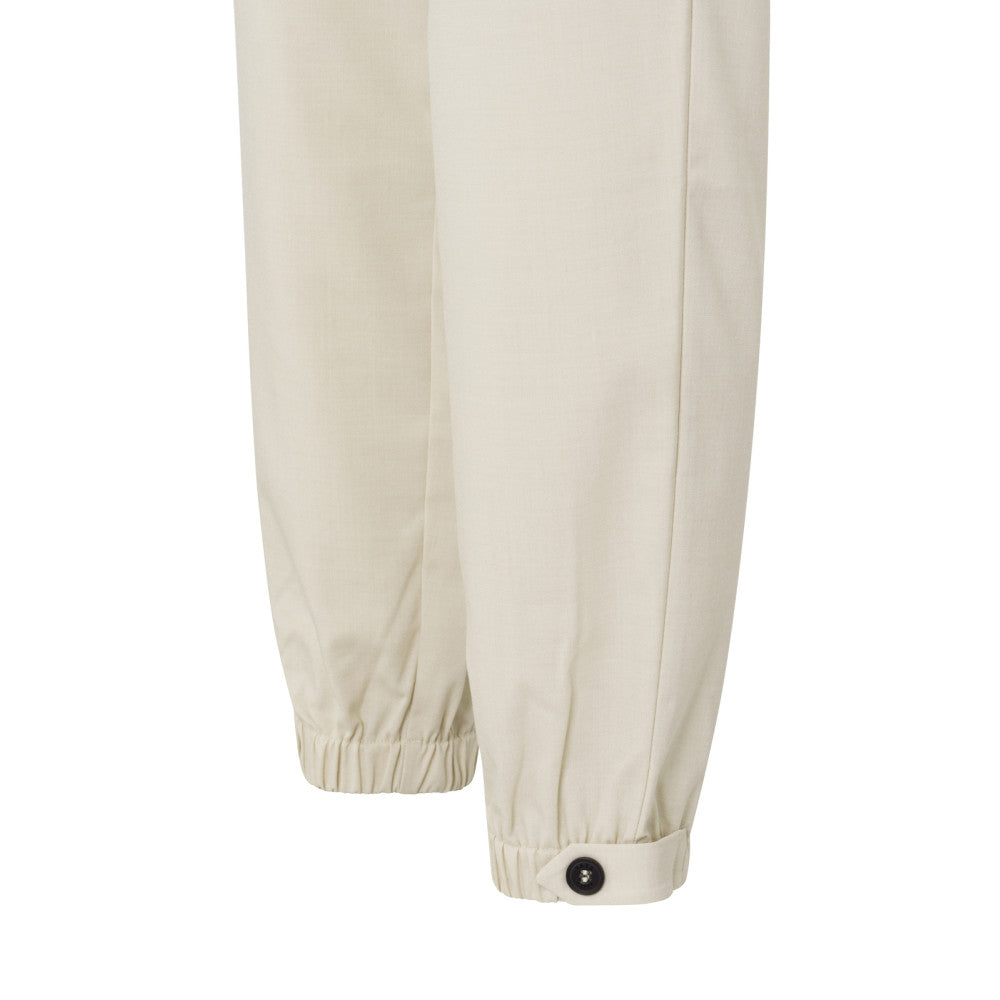 Woven Trouser in Light Taupe