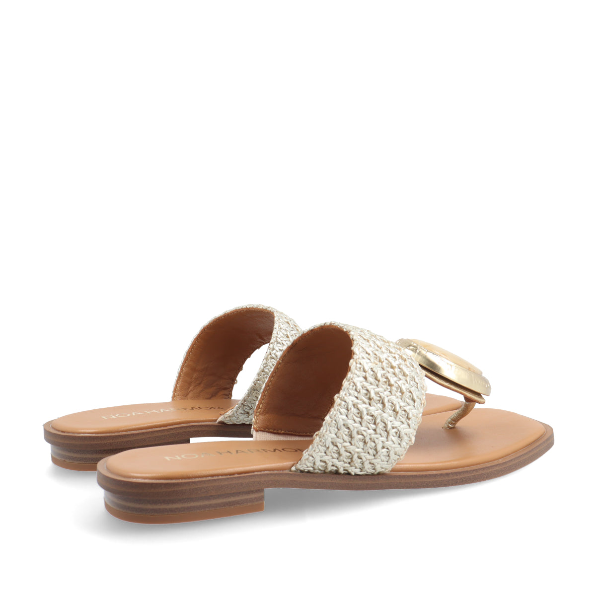 Amalfi Raffia Toe Post Sandals in Natural