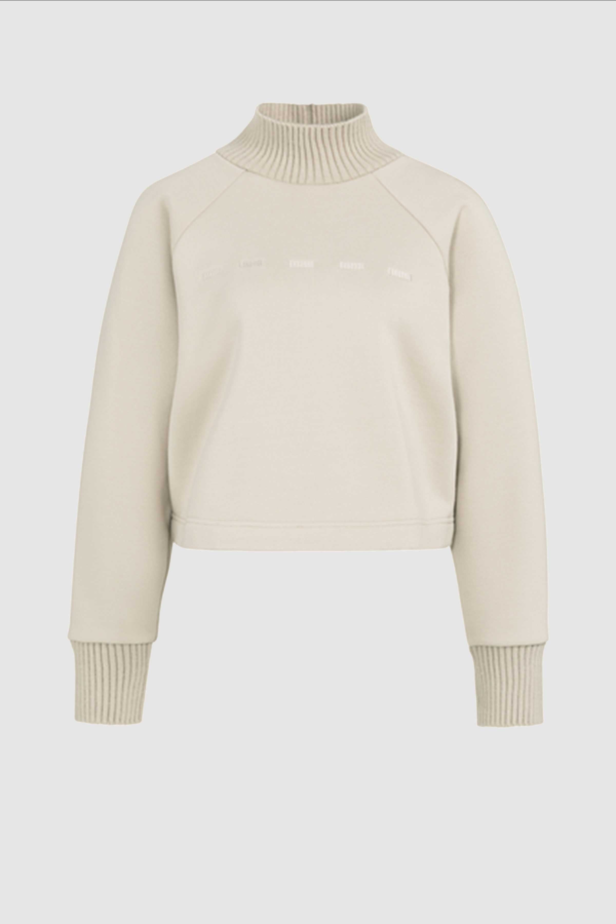 Knitted Collar Sweater in Oxford Tan Brown