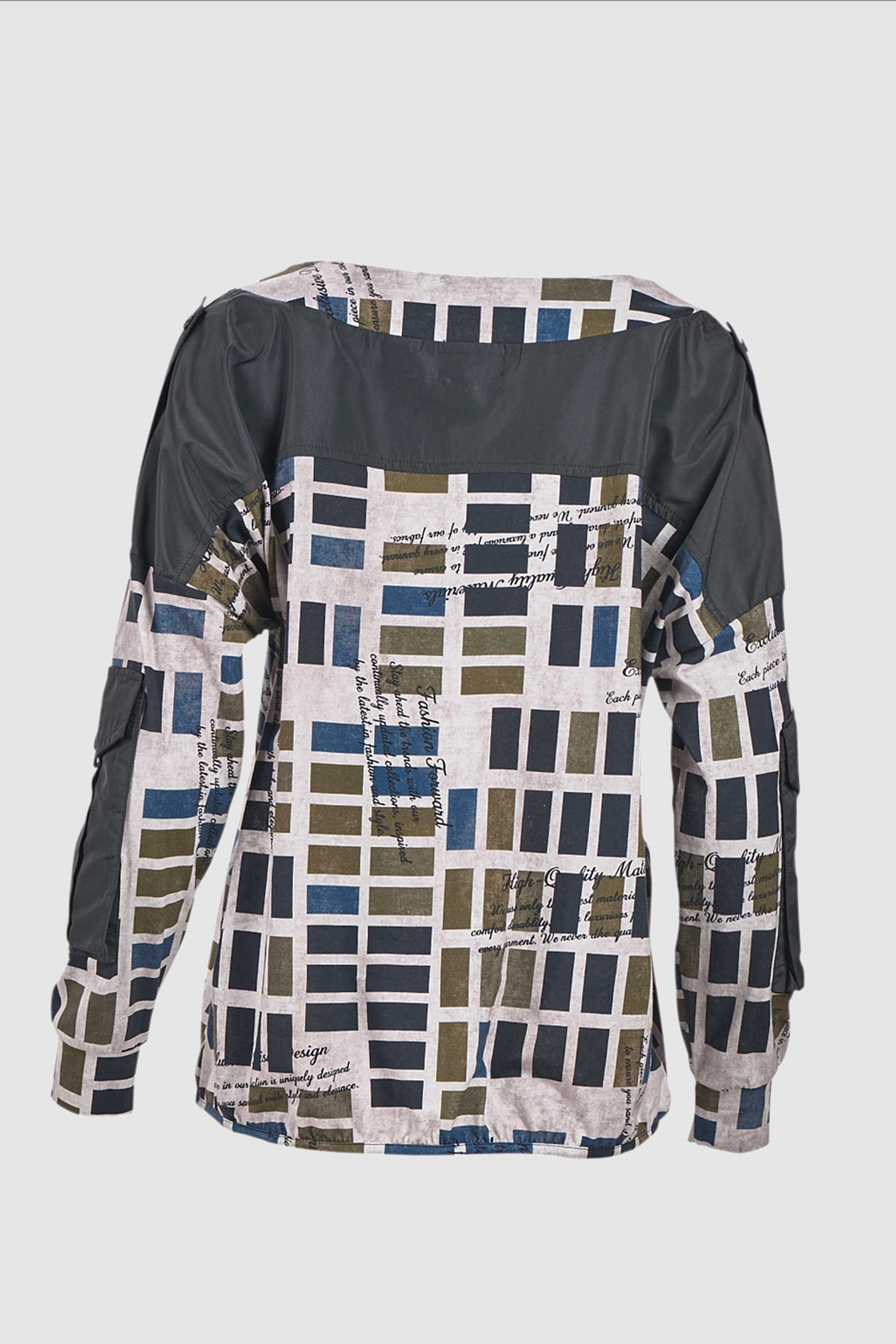 Pantone Cargo Pocket Top in Multi