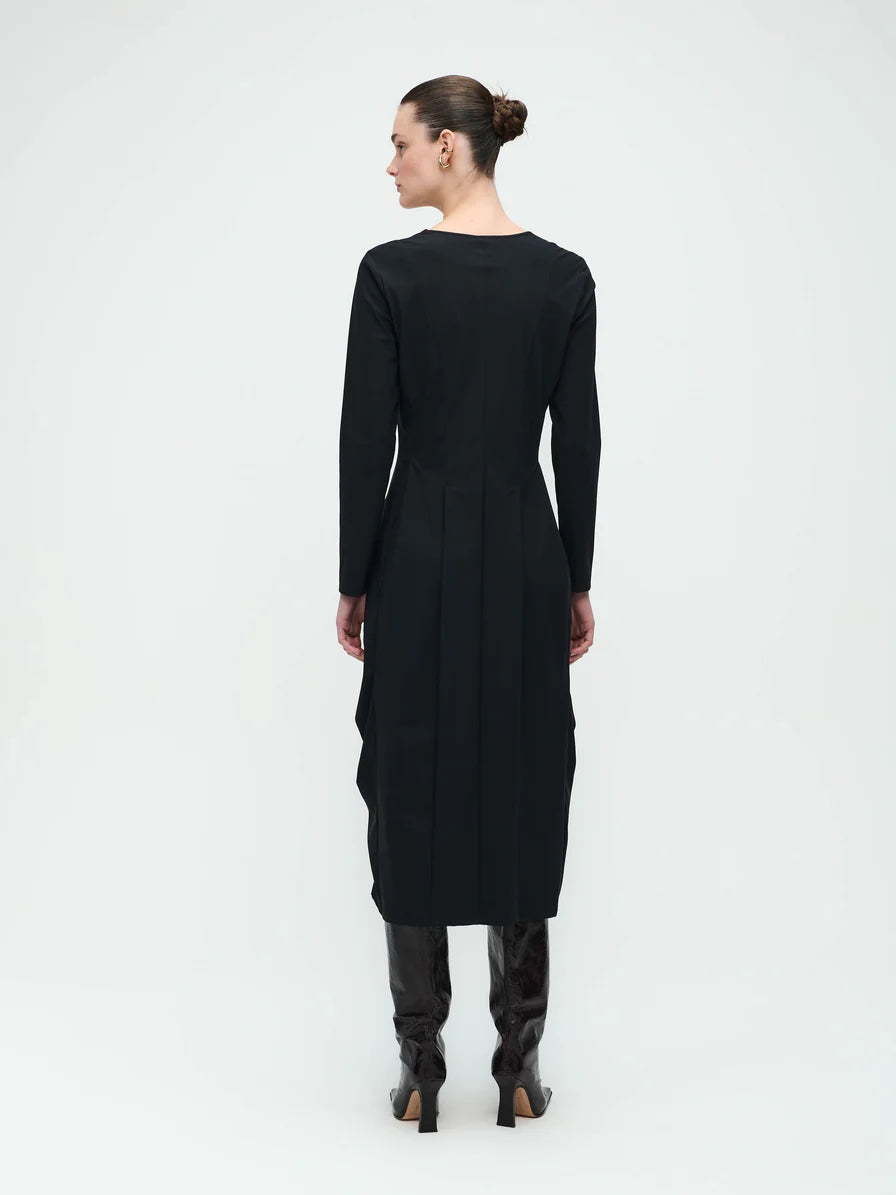 Ria Jersey Dress in Black