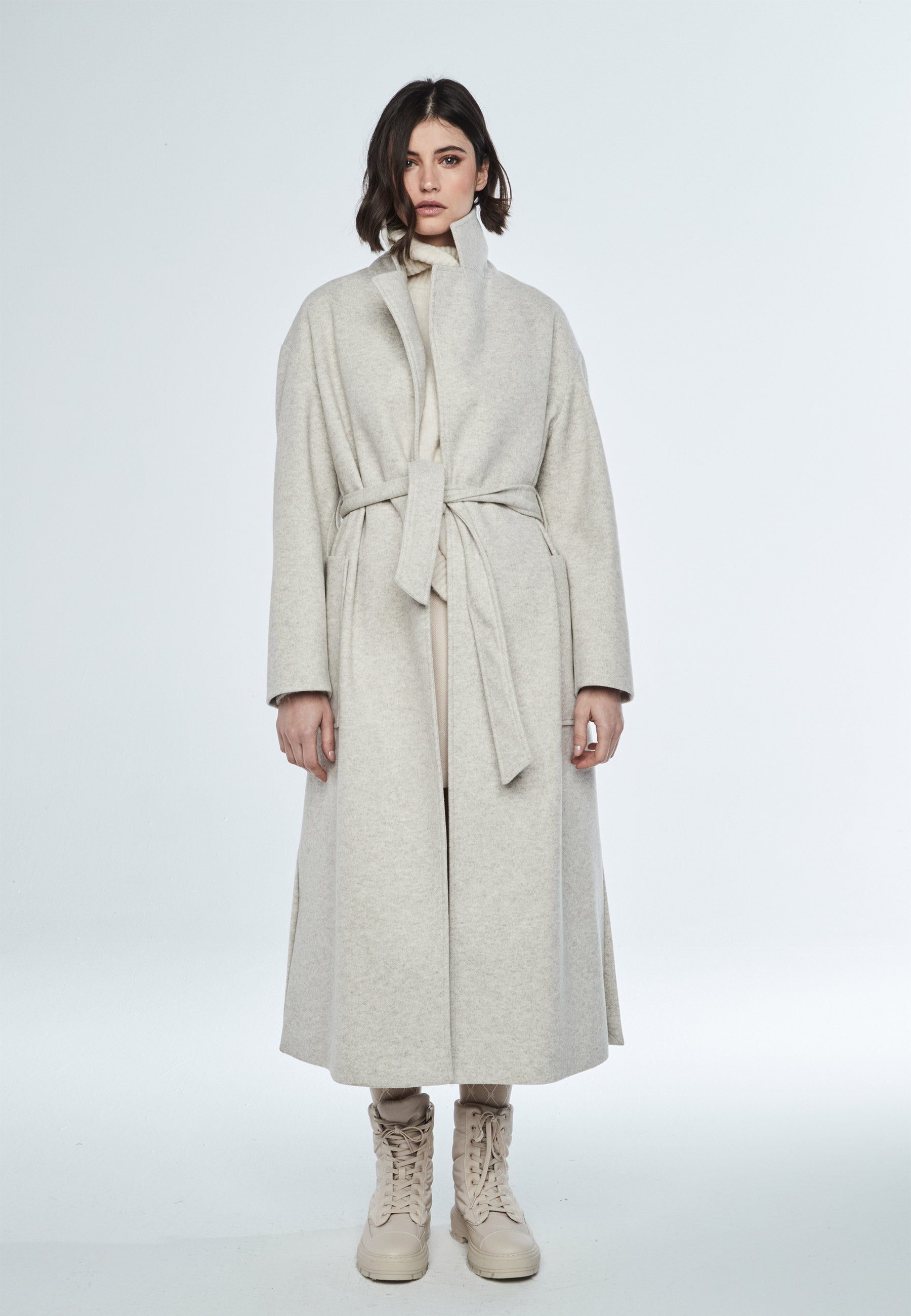 Marciela Coat in Beige