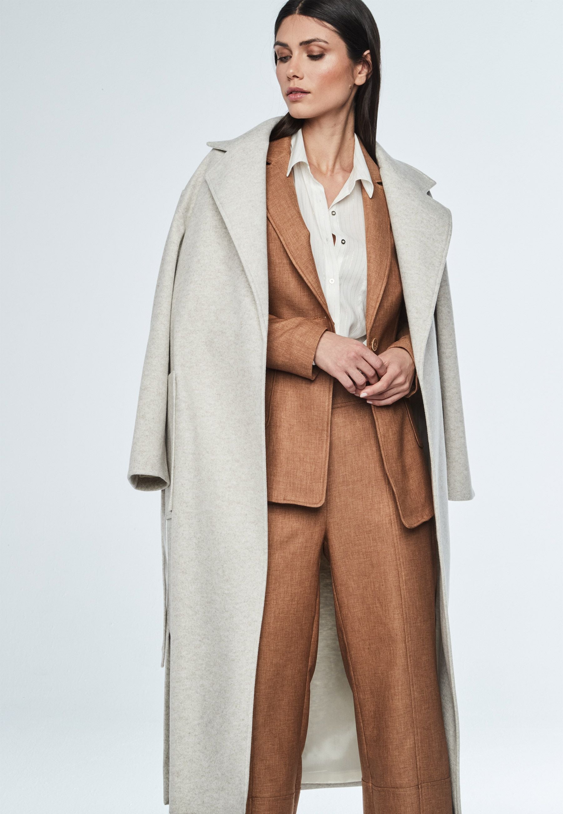 Marciela Coat in Beige