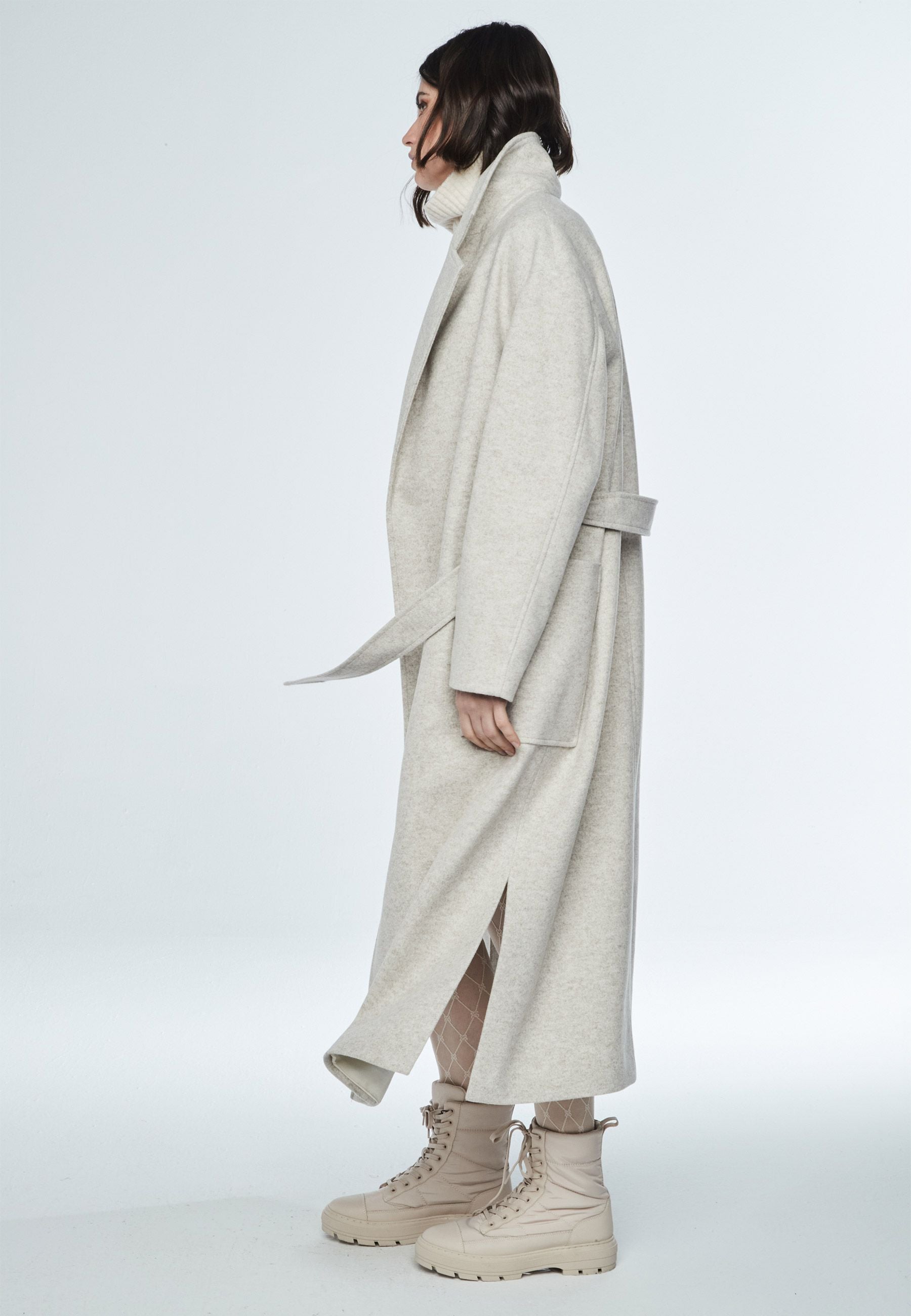 Marciela Coat in Beige