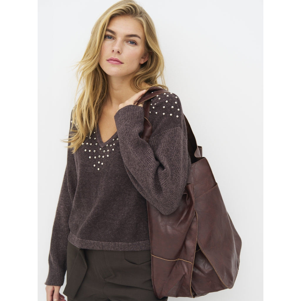Akia Bag in Brown Mix